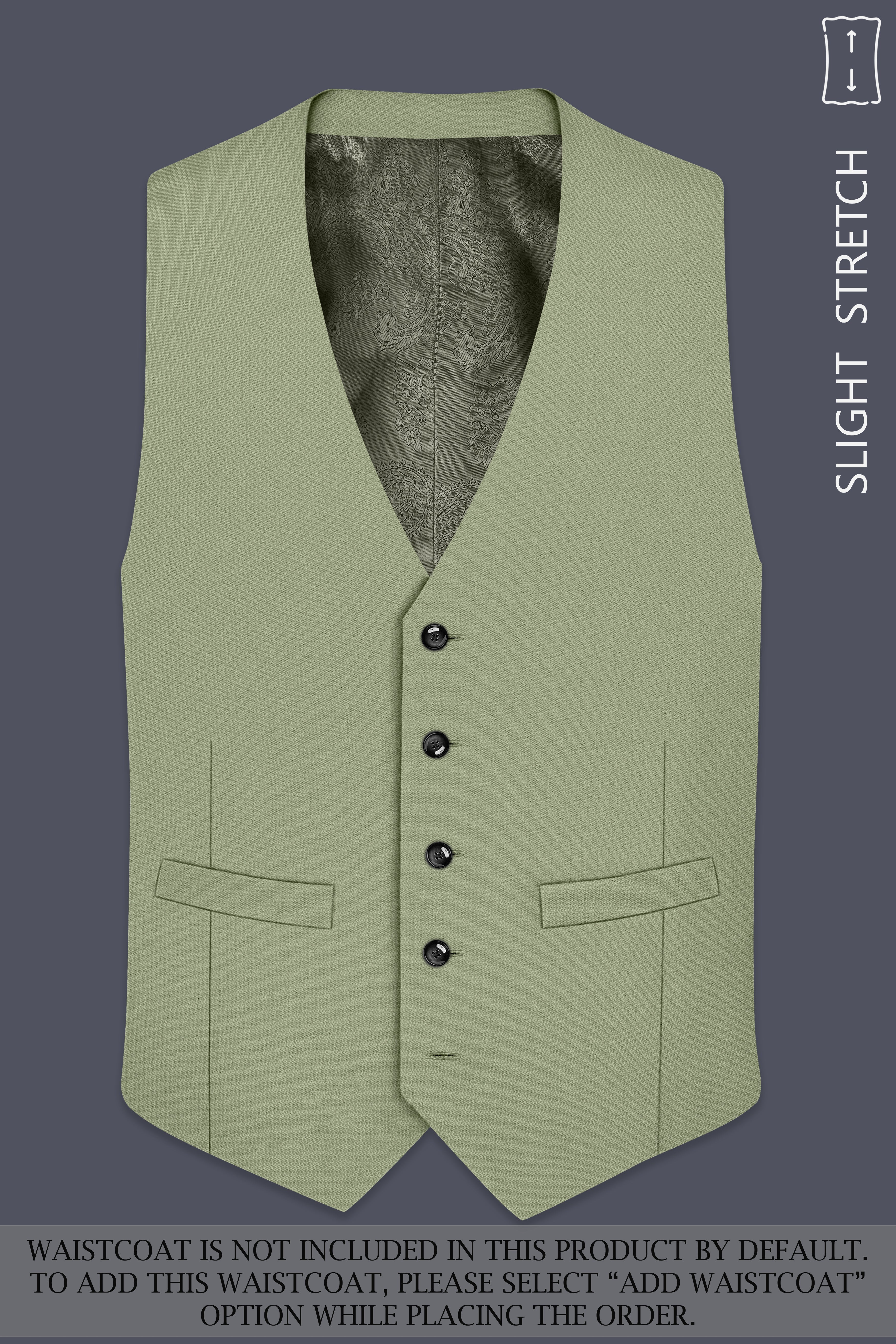 Verdo-Pablo Green Diamond Textured Wool Rich Slight Stretch Double Breasted Suit
