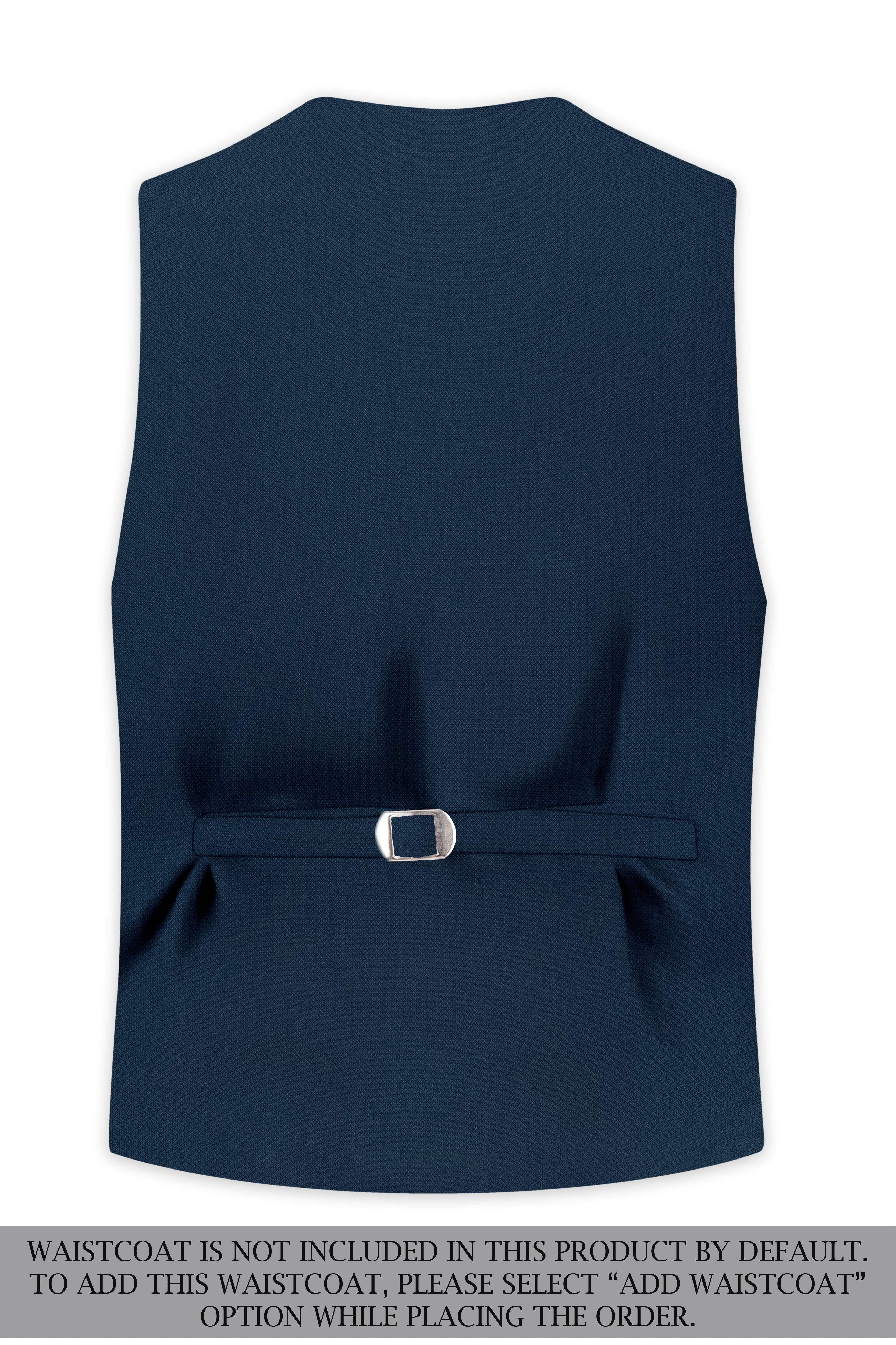Noctis-Cinder Blue Diamond Textured Wool Rich Slight Stretch Double Breasted Suit
