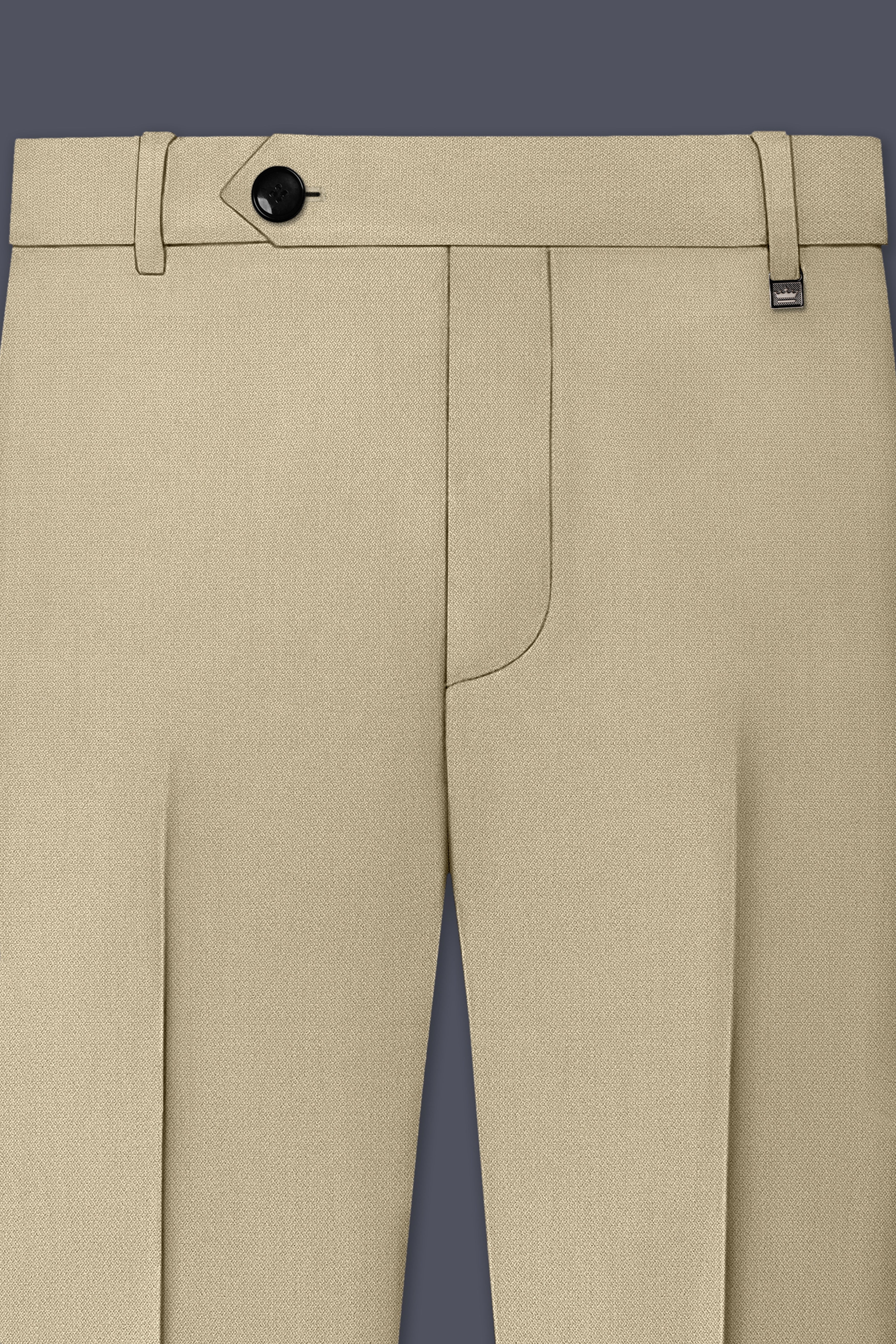 Sienna-Malta Cream Diamond Textured Wool Rich Slight Stretch Double Breasted Suit