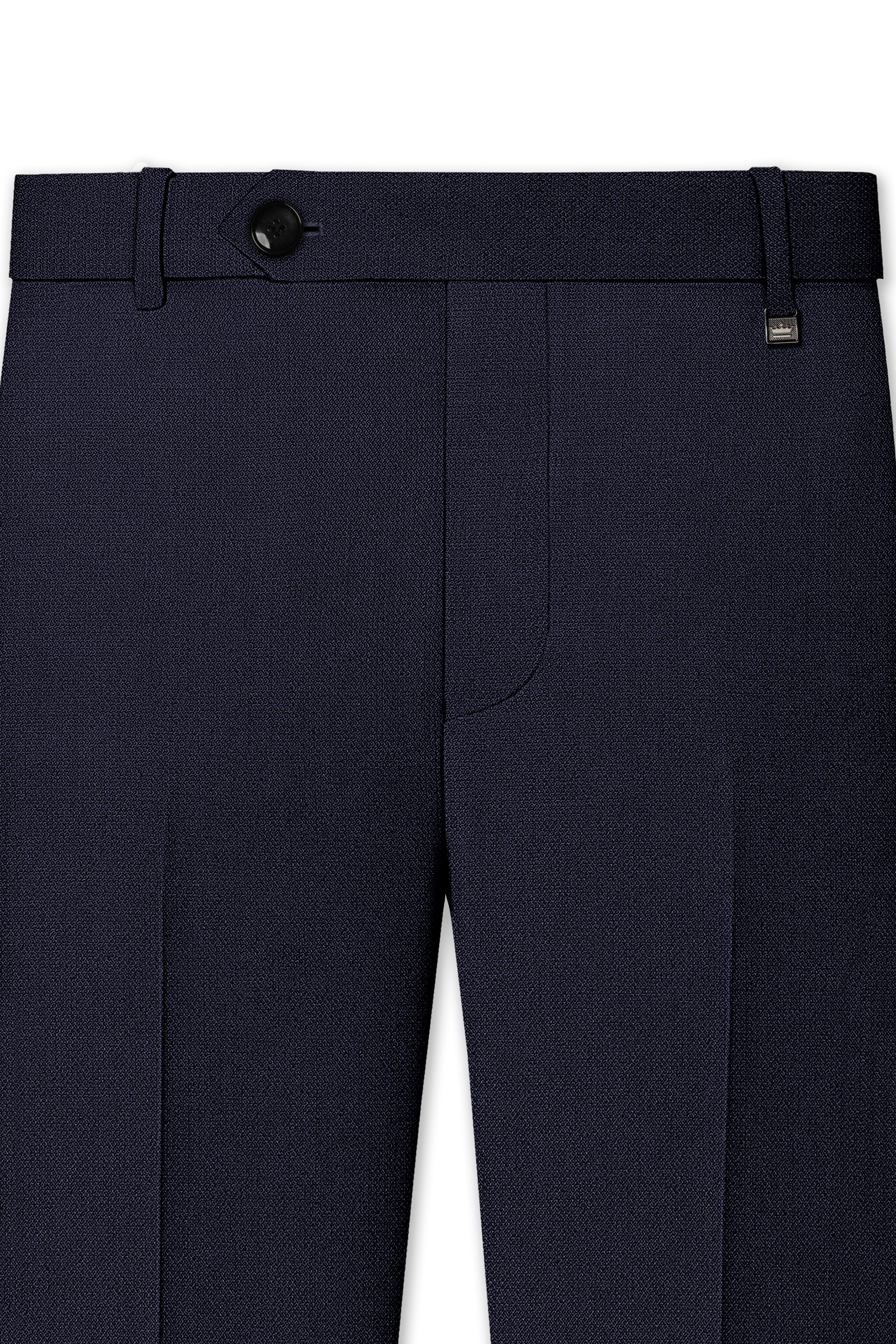 Vesper-Bastille Purple Diamond Textured Wool Rich Slight Stretch Double Breasted Suit