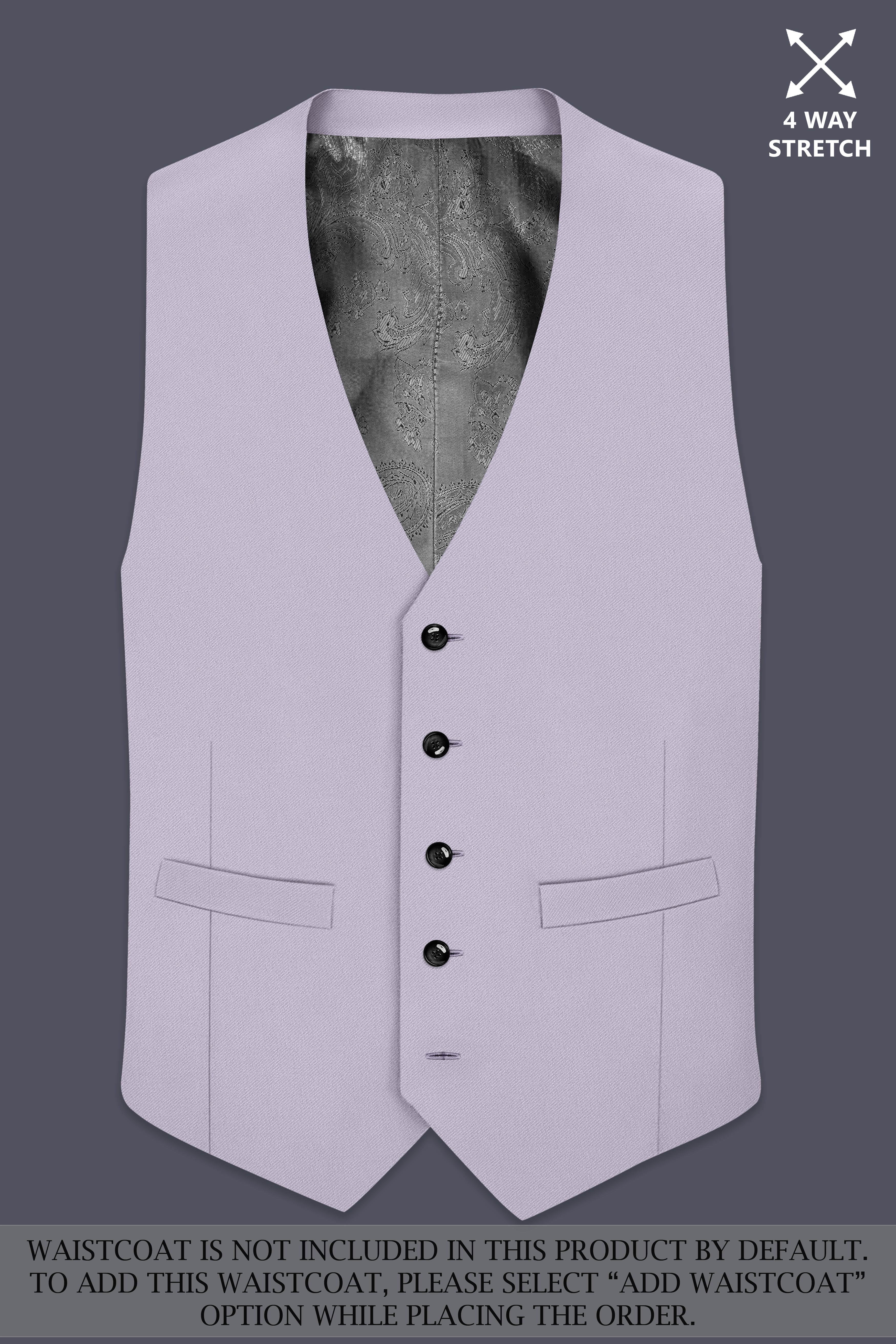 Aegis-Korean Iron Gray 4-Way Stretch Wrinkle-Free Wool Rich Single Breasted Suit