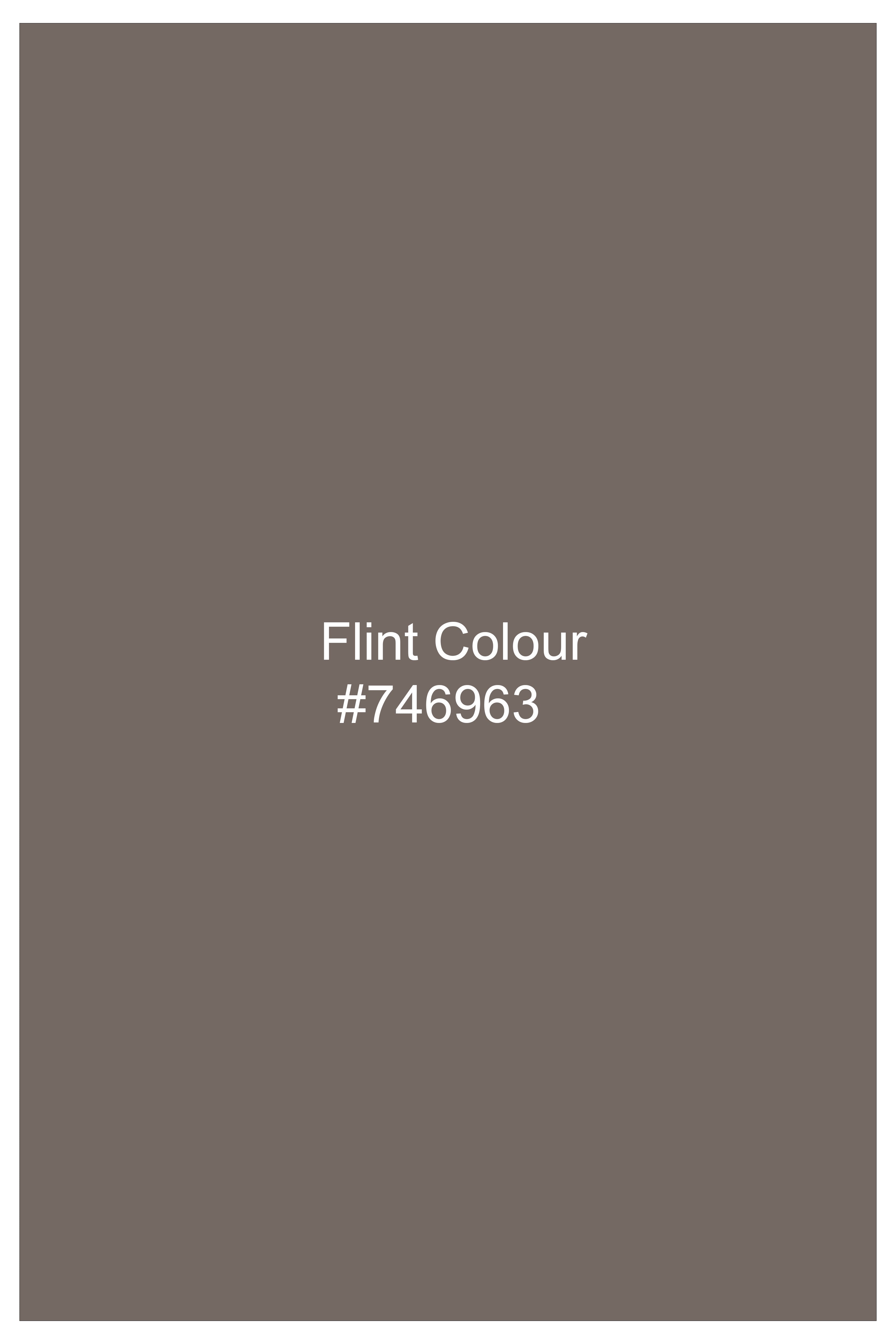 Monarch-Korean Flint Brown 4-Way Stretch Wrinkle-Free Wool Rich Single Breasted Suit