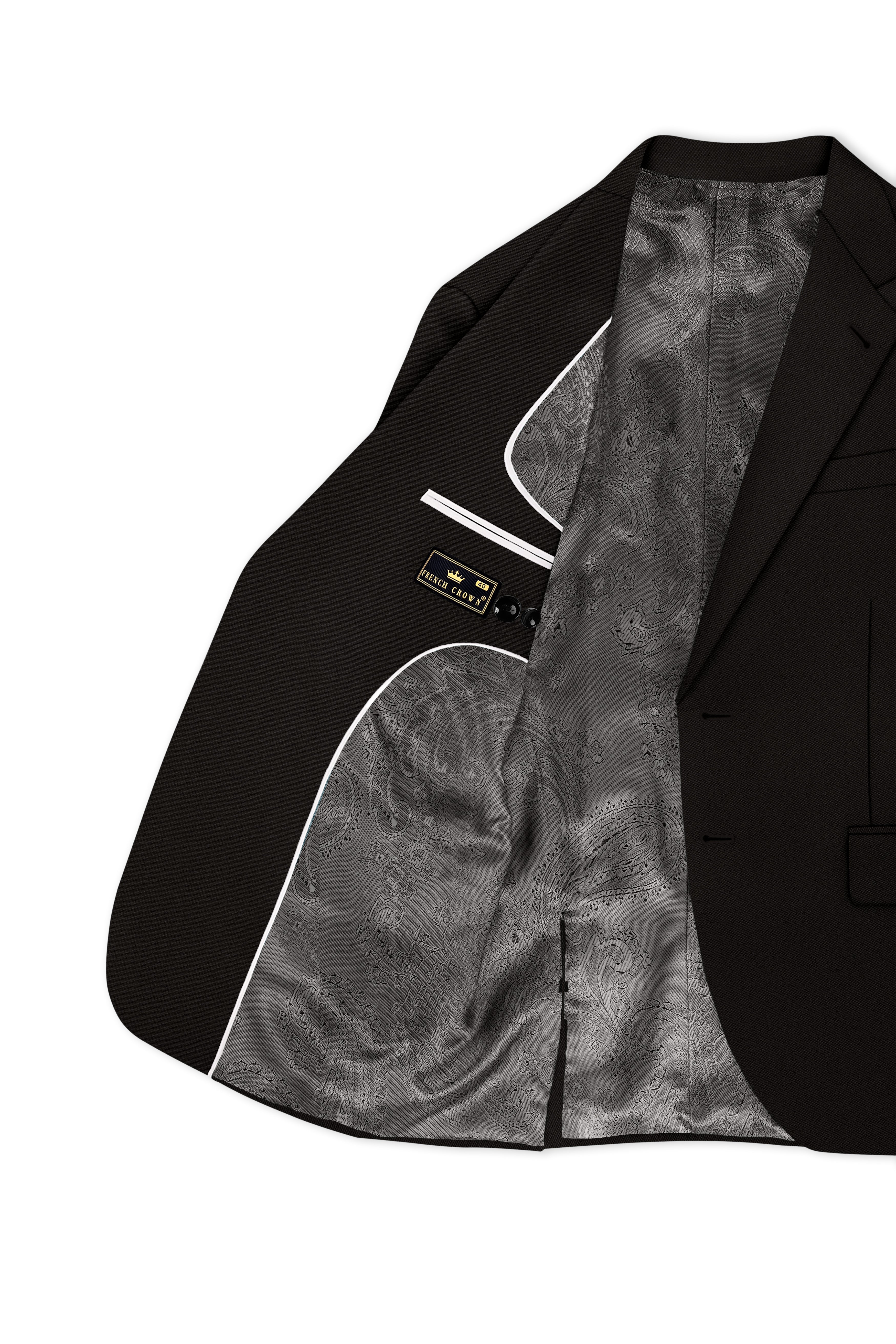 Bronze-Korean Zeus Brown 4-Way Stretch Wrinkle-Free Wool Rich Single Breasted Suit