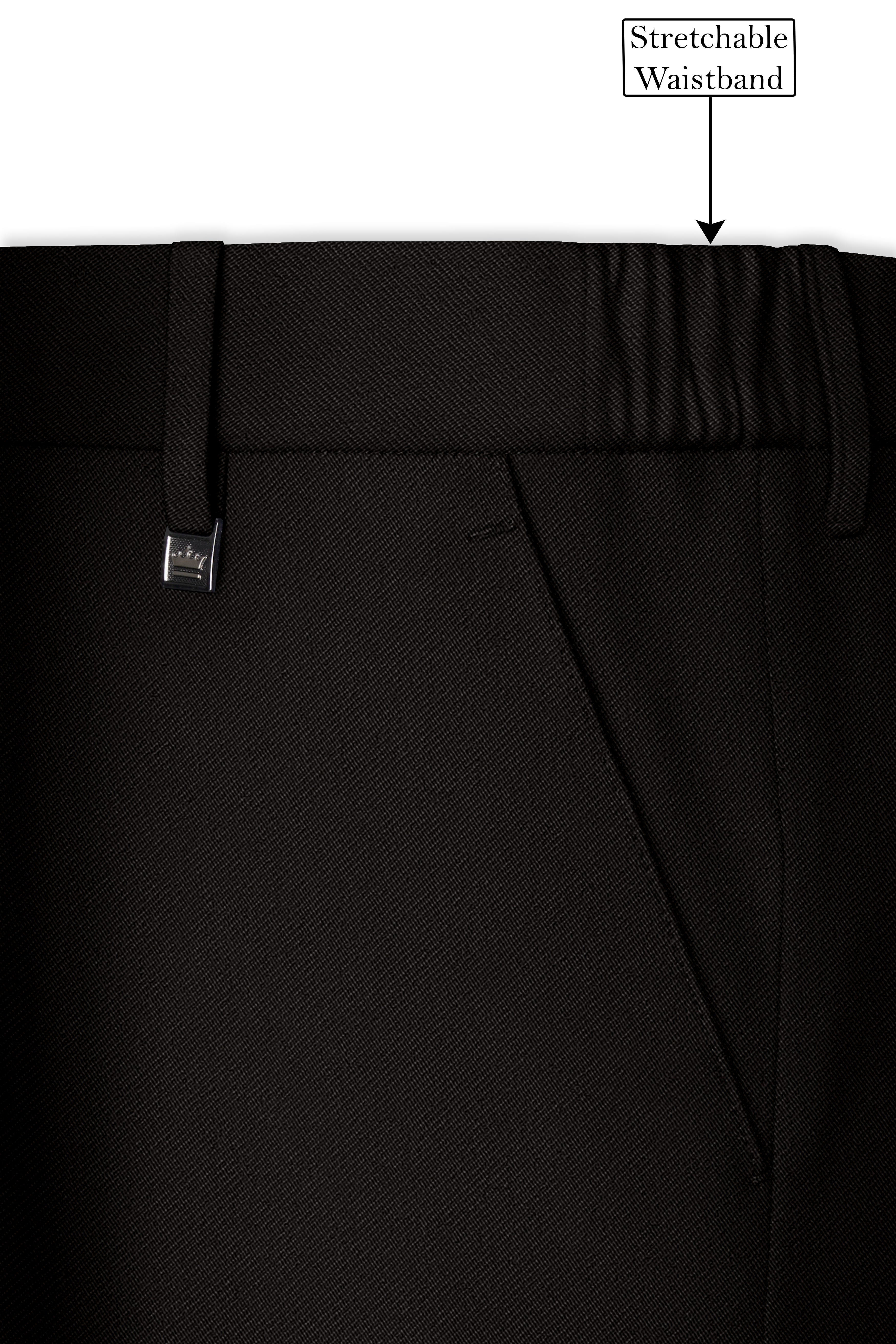 Bronze-Korean Zeus Brown 4-Way Stretch Wrinkle-Free Wool Rich Double Breasted Suit