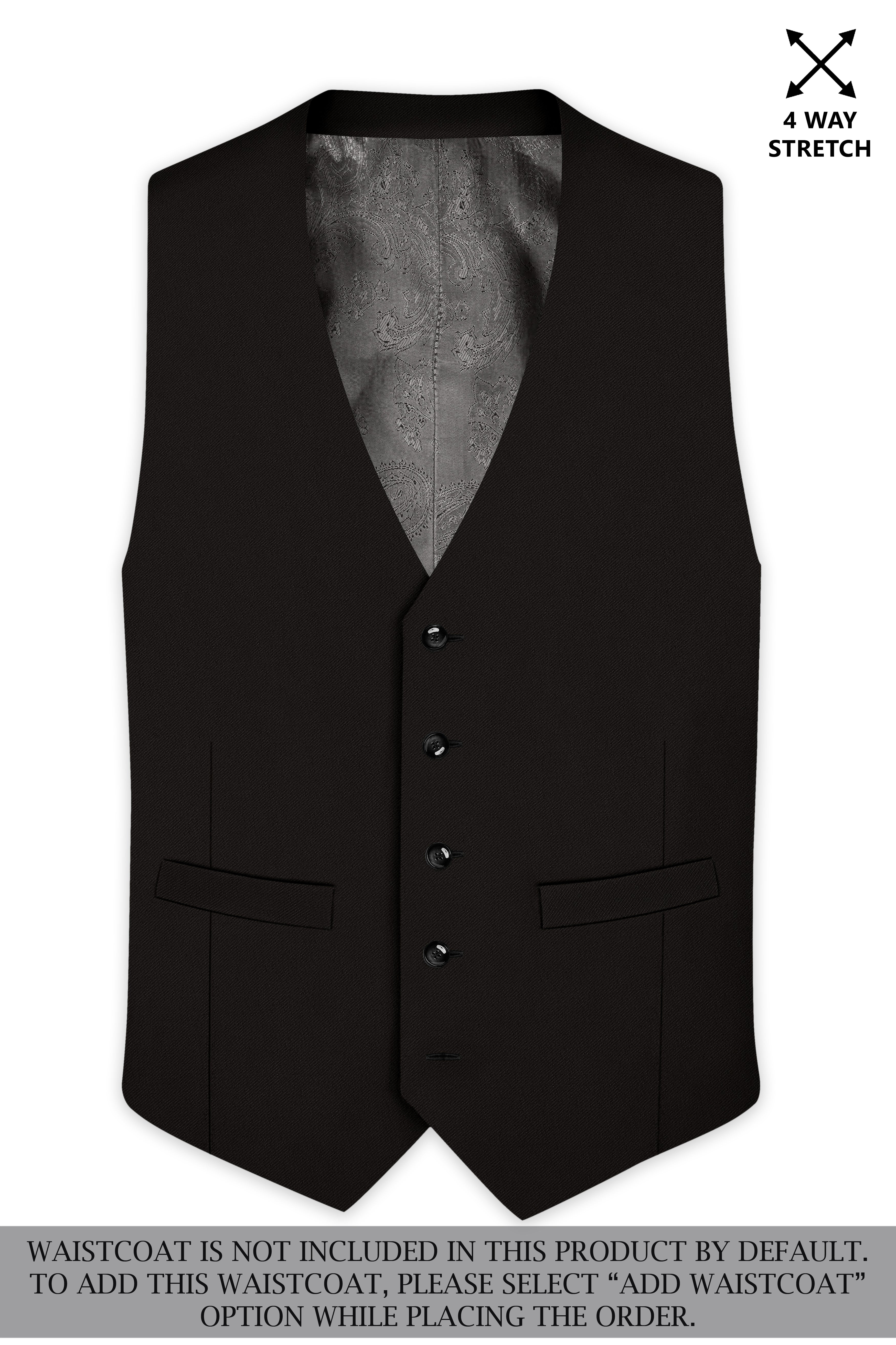Bronze-Korean Zeus Brown 4-Way Stretch Wrinkle-Free Wool Rich Double Breasted Suit