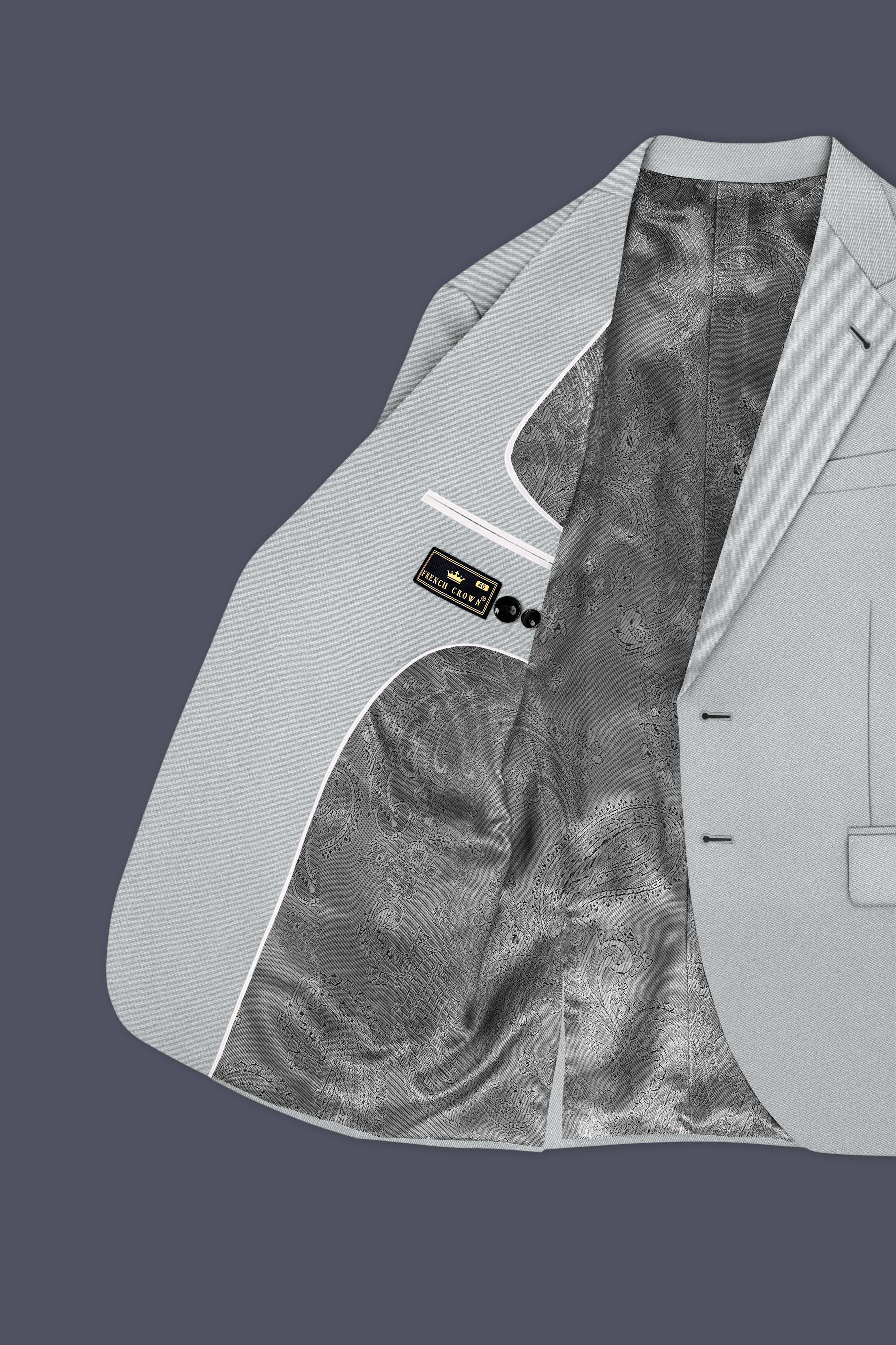 Prestige-Korean Mercury Green 4-Way Stretch Wrinkle-Free Wool Rich Single Breasted Suit