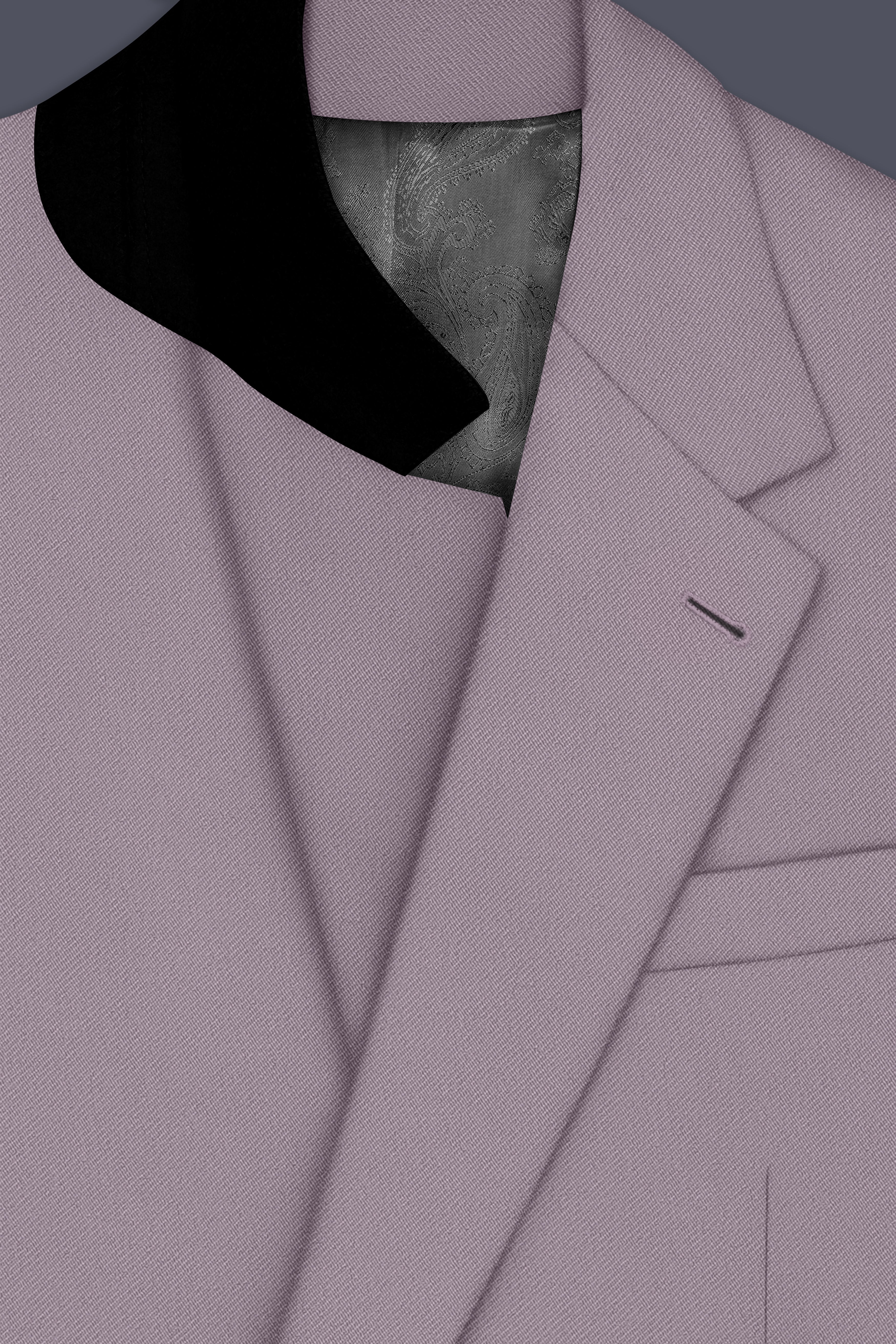 Roselle-Korean Bouquet Pink 4-Way Stretch Wrinkle-Free Wool Rich Single Breasted Suit