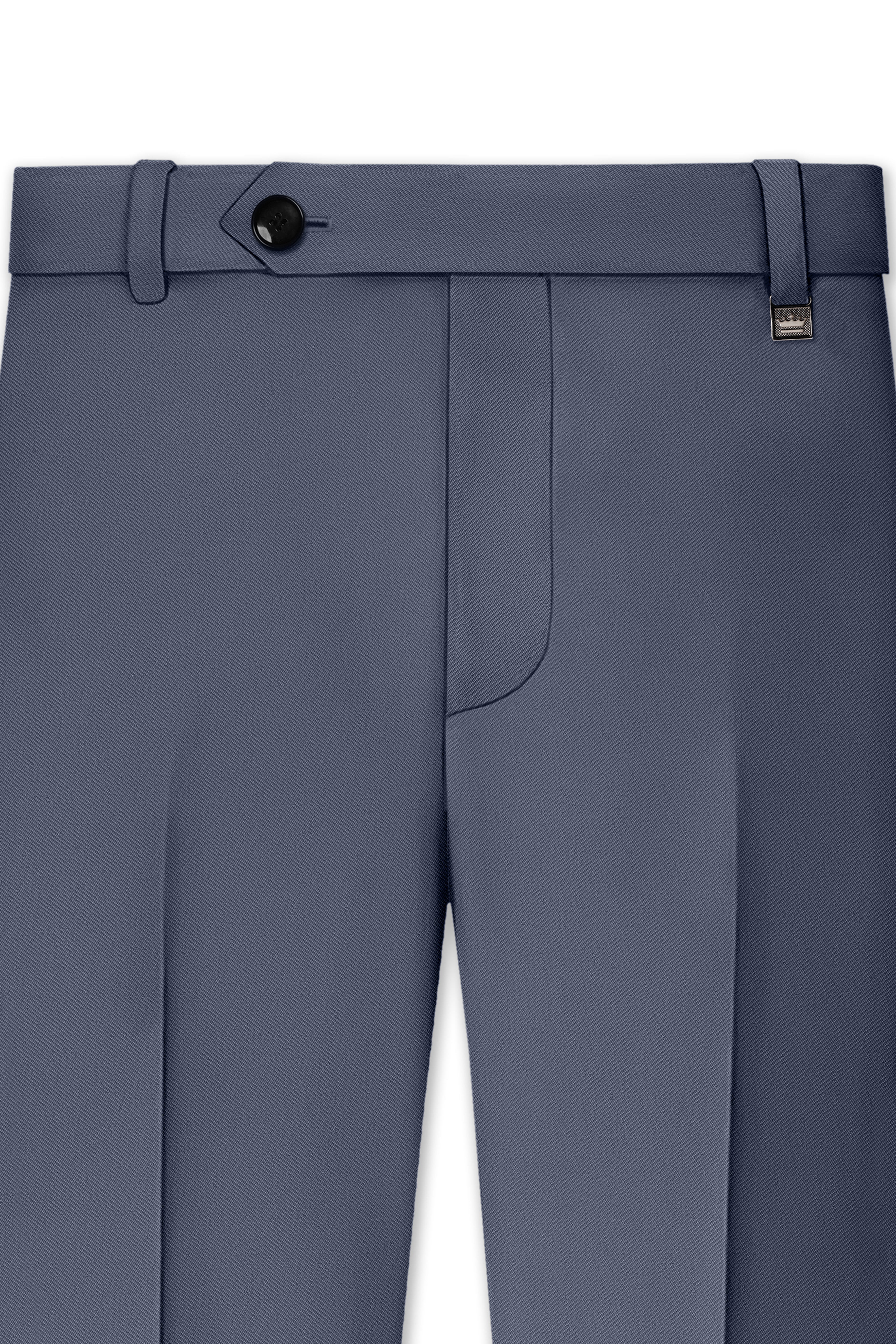 Monarch-Korean Dolphin Gray 4-Way Stretch Wrinkle-Free Wool Rich Single Breasted Suit