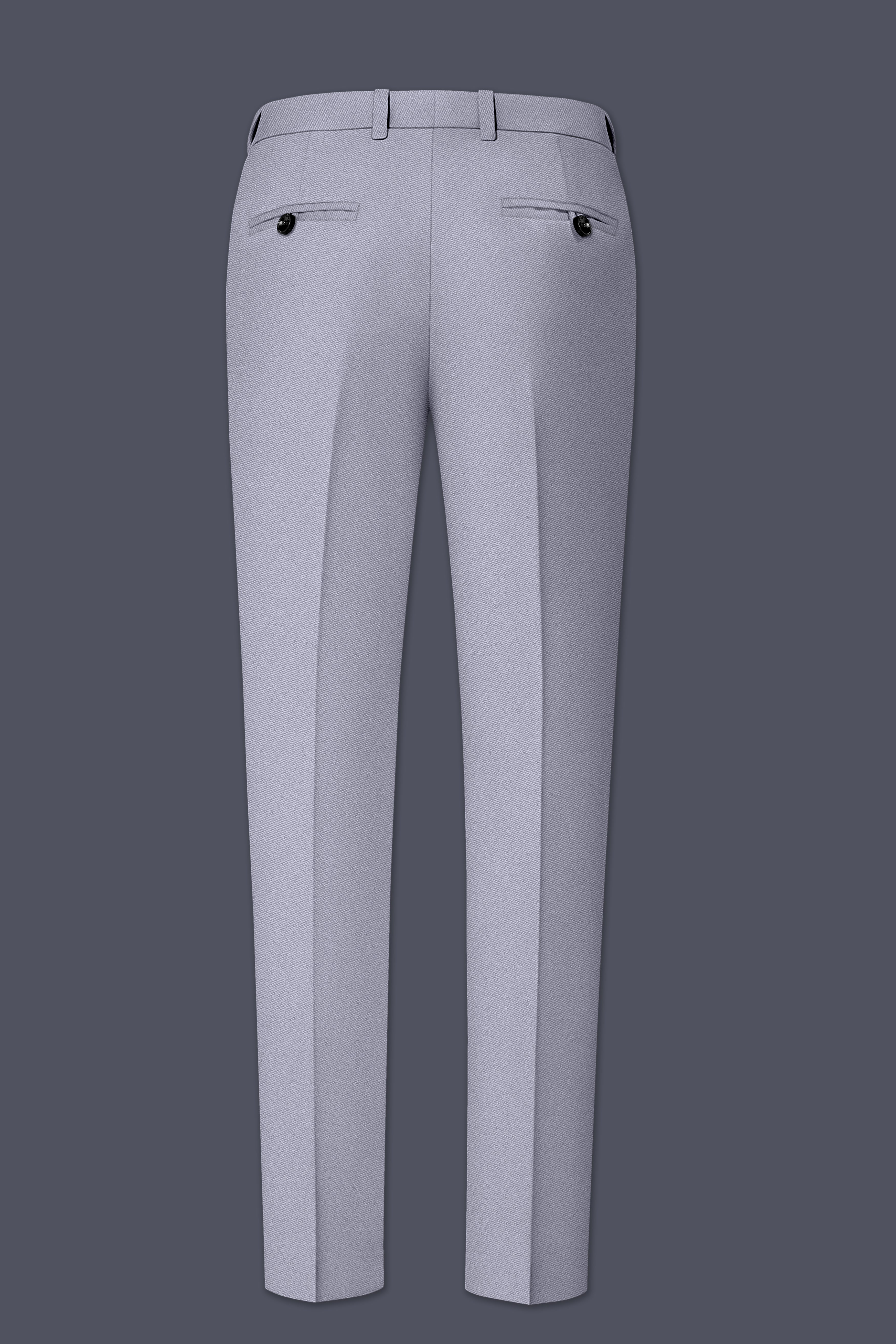 Graphite-Korean Topaz Gray 4-Way Stretch Wrinkle-Free Wool Rich Single Breasted Suit