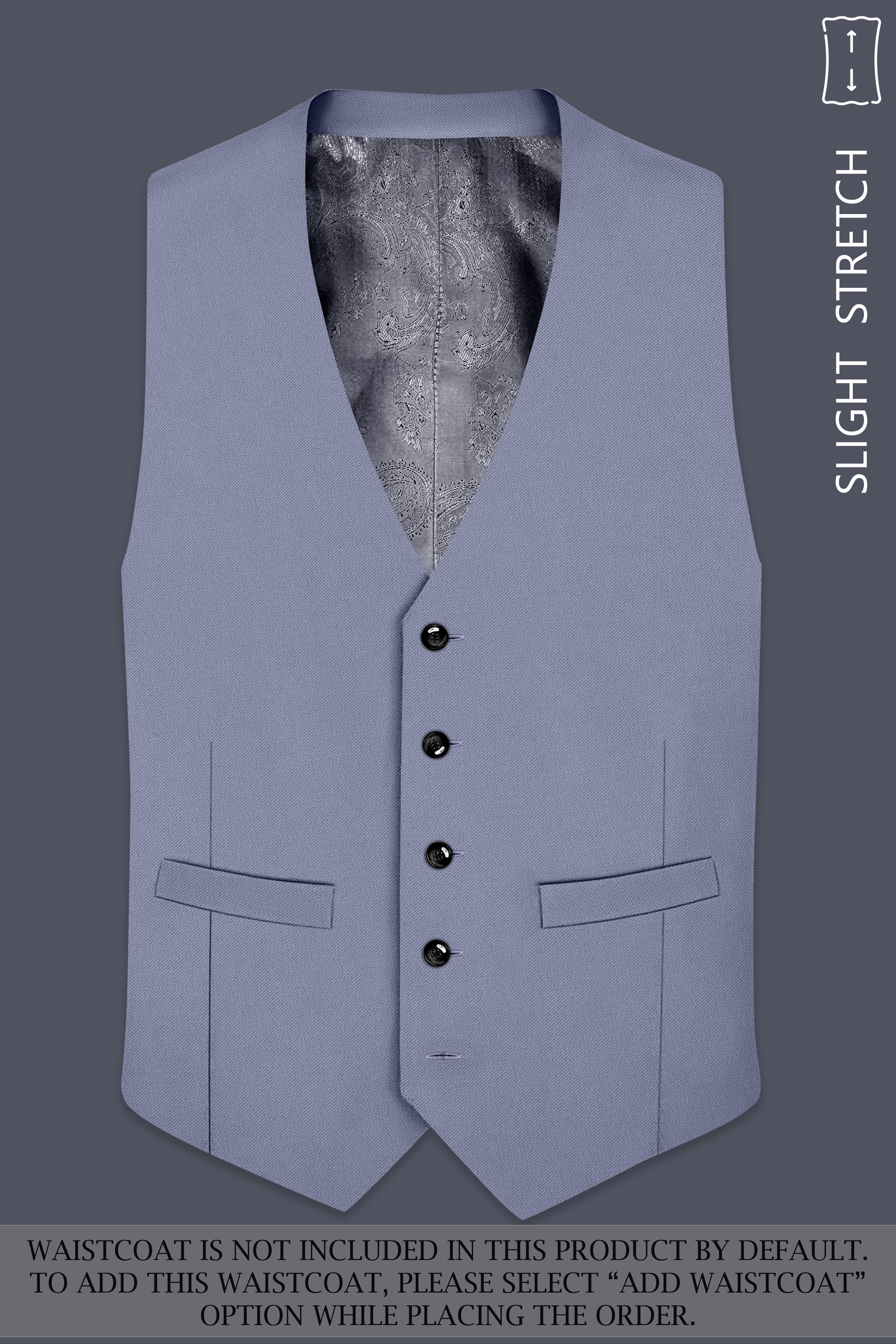 Sterling-Manatee Gray Wool Rich Slight Stretch Single Breasted Suit