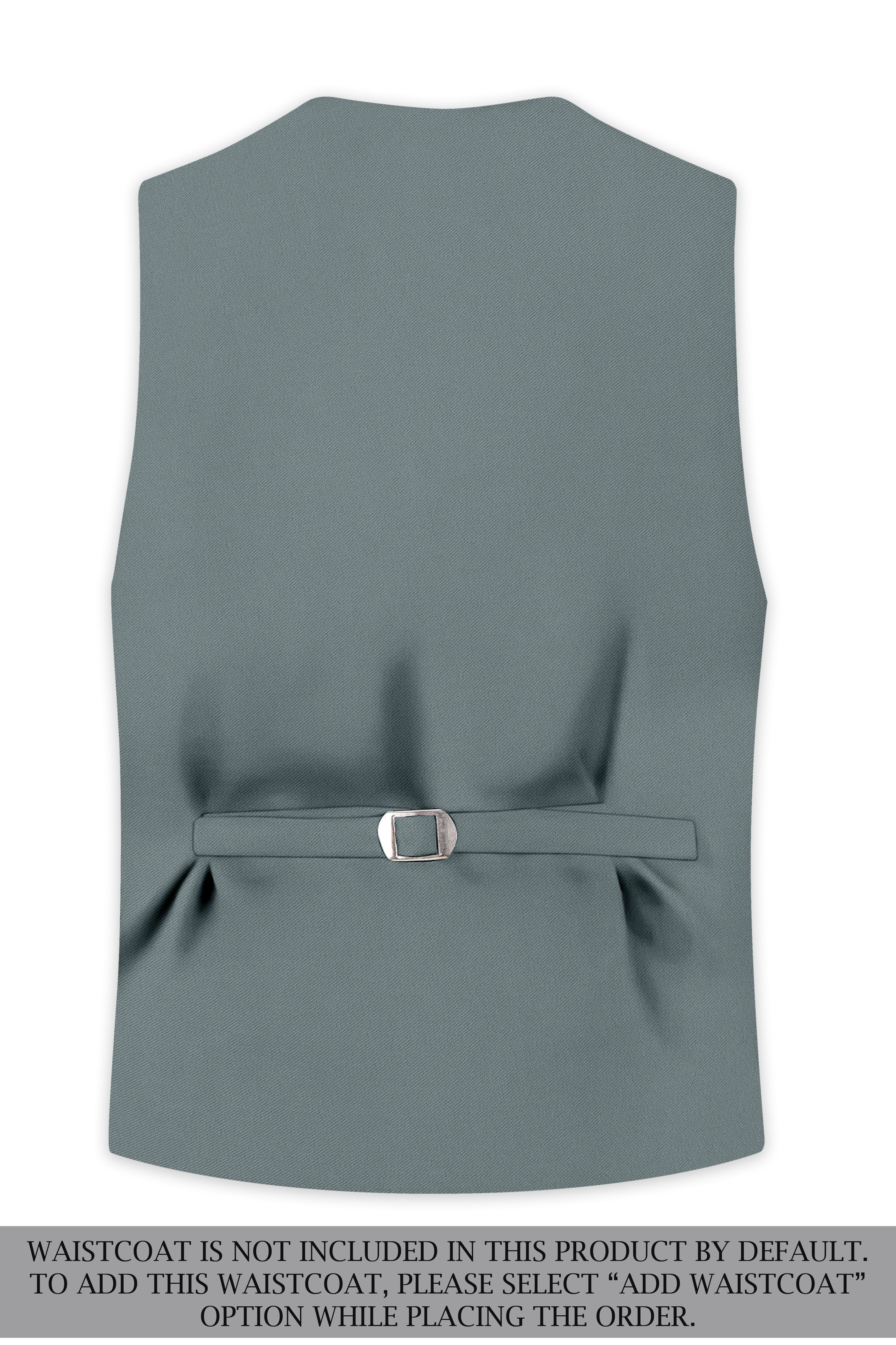 Verdant-Raven Green Wool Rich Slight Stretch Single Breasted Suit