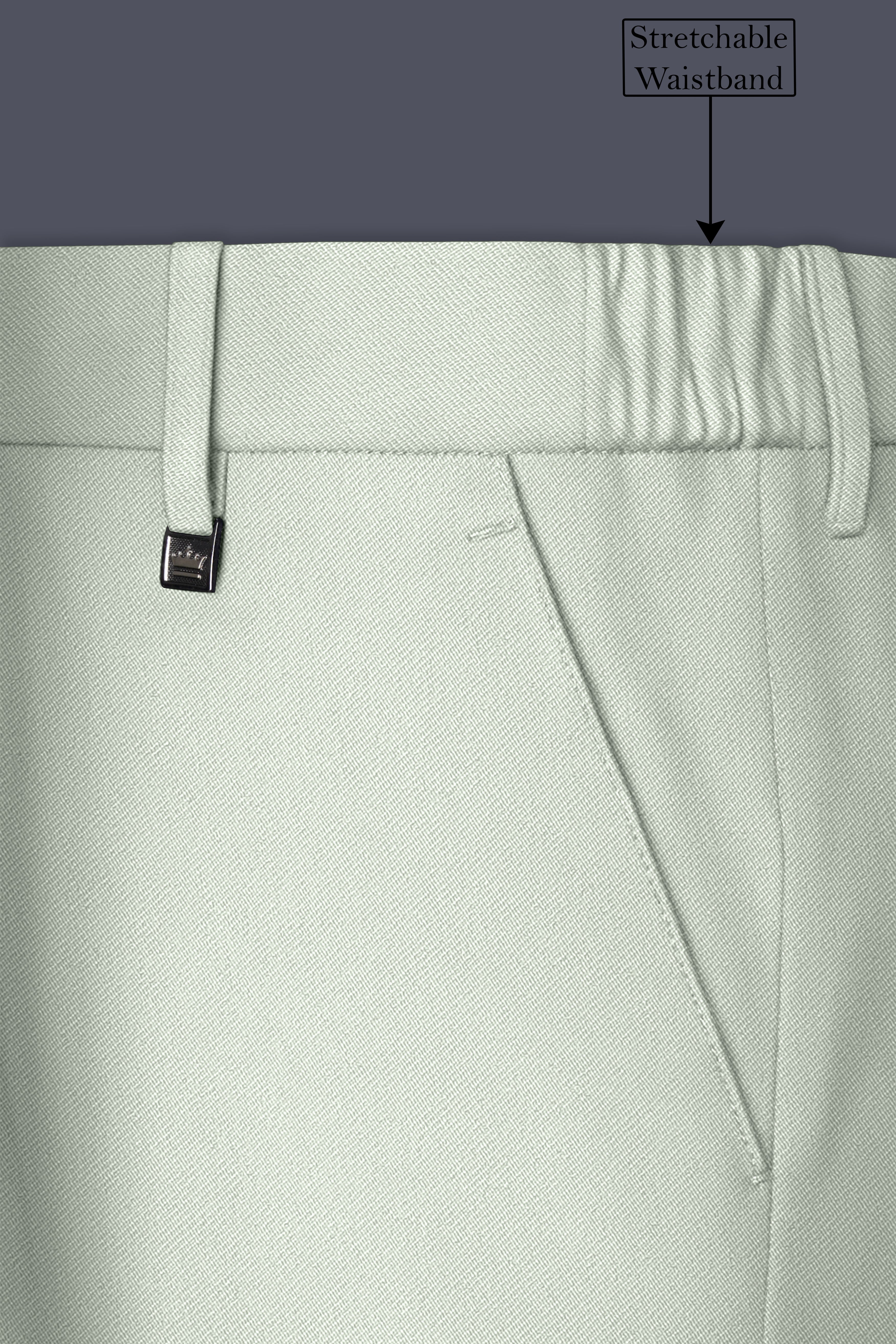 Ascend-Tasman Green Wool Rich Slight Stretch Single Breasted Suit