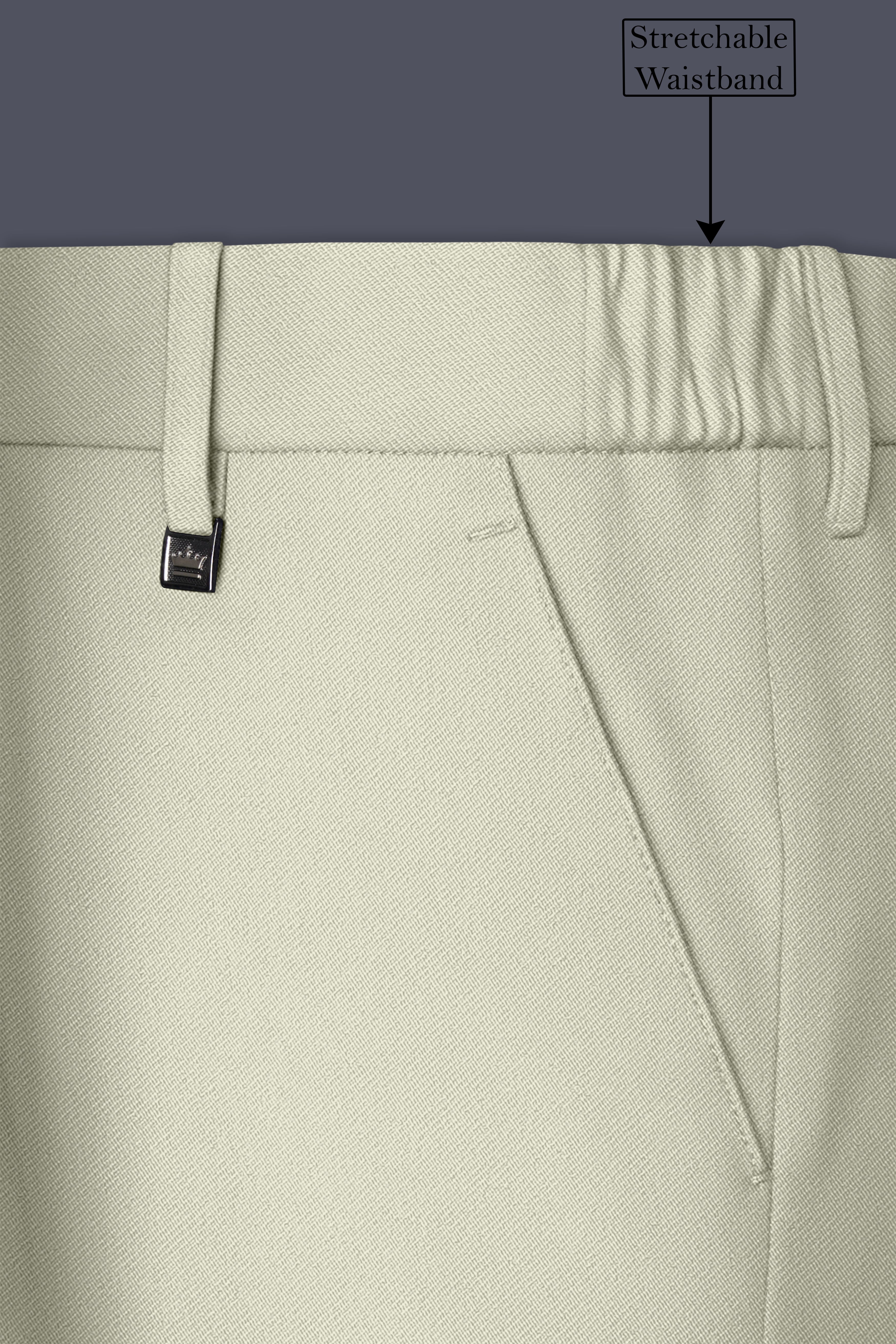 Verde-Tana Green Wool Rich Slight Stretch Single Breasted Suit