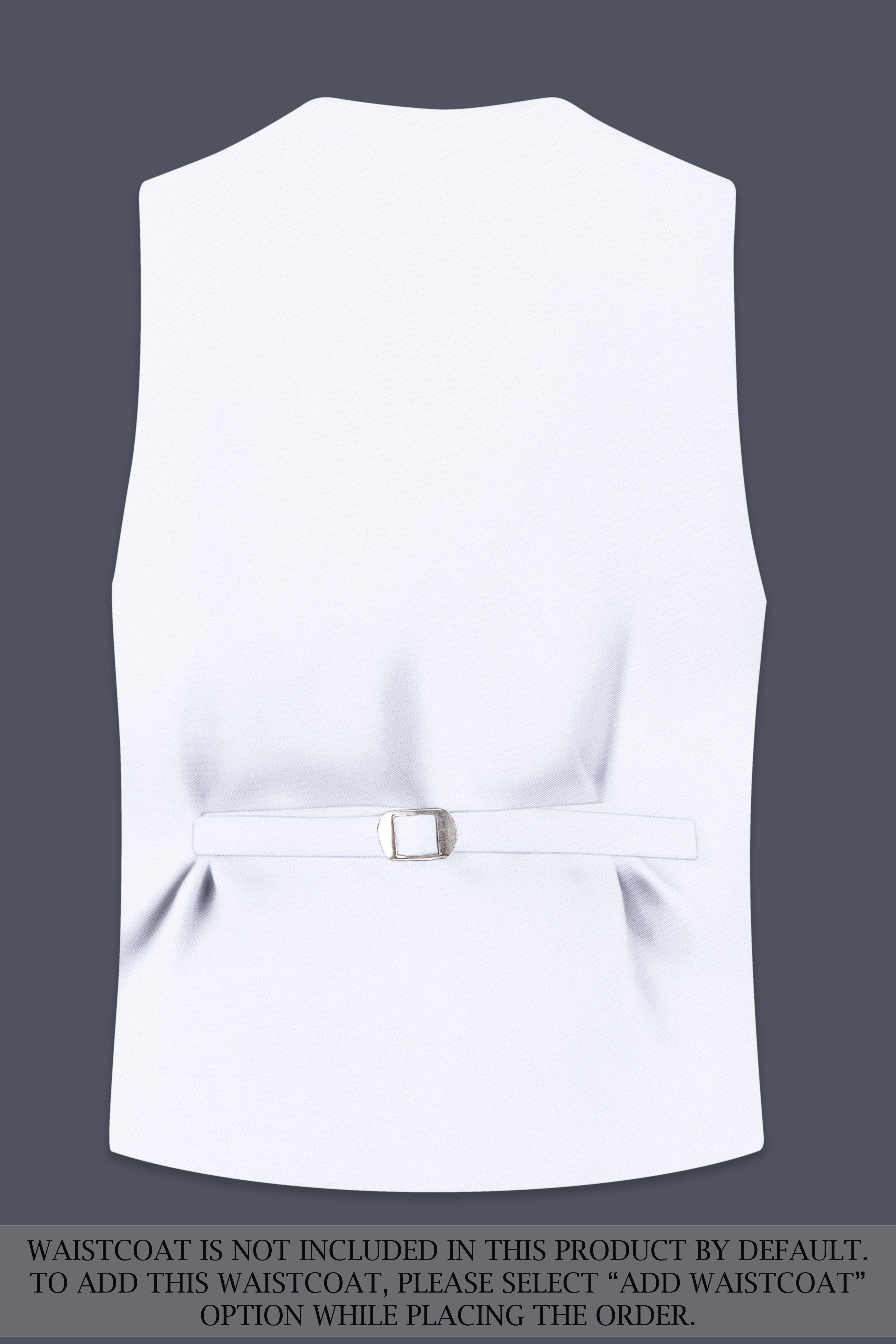 Ivory-Bright White Wool Rich Slight Stretch Double Breasted Suit