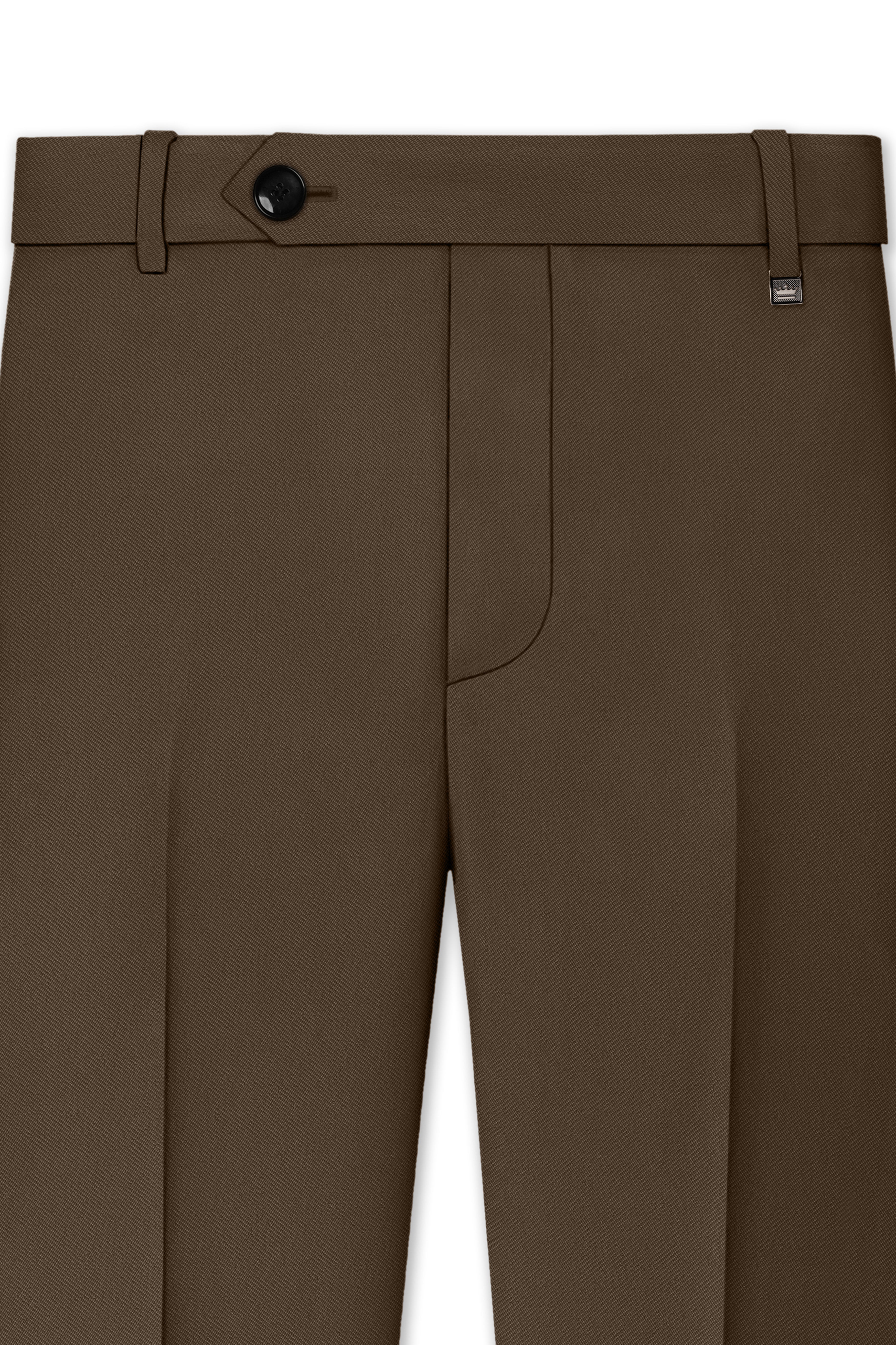 Prestige-Lisbon Brown Wool Rich Slight Stretch Double Breasted Suit