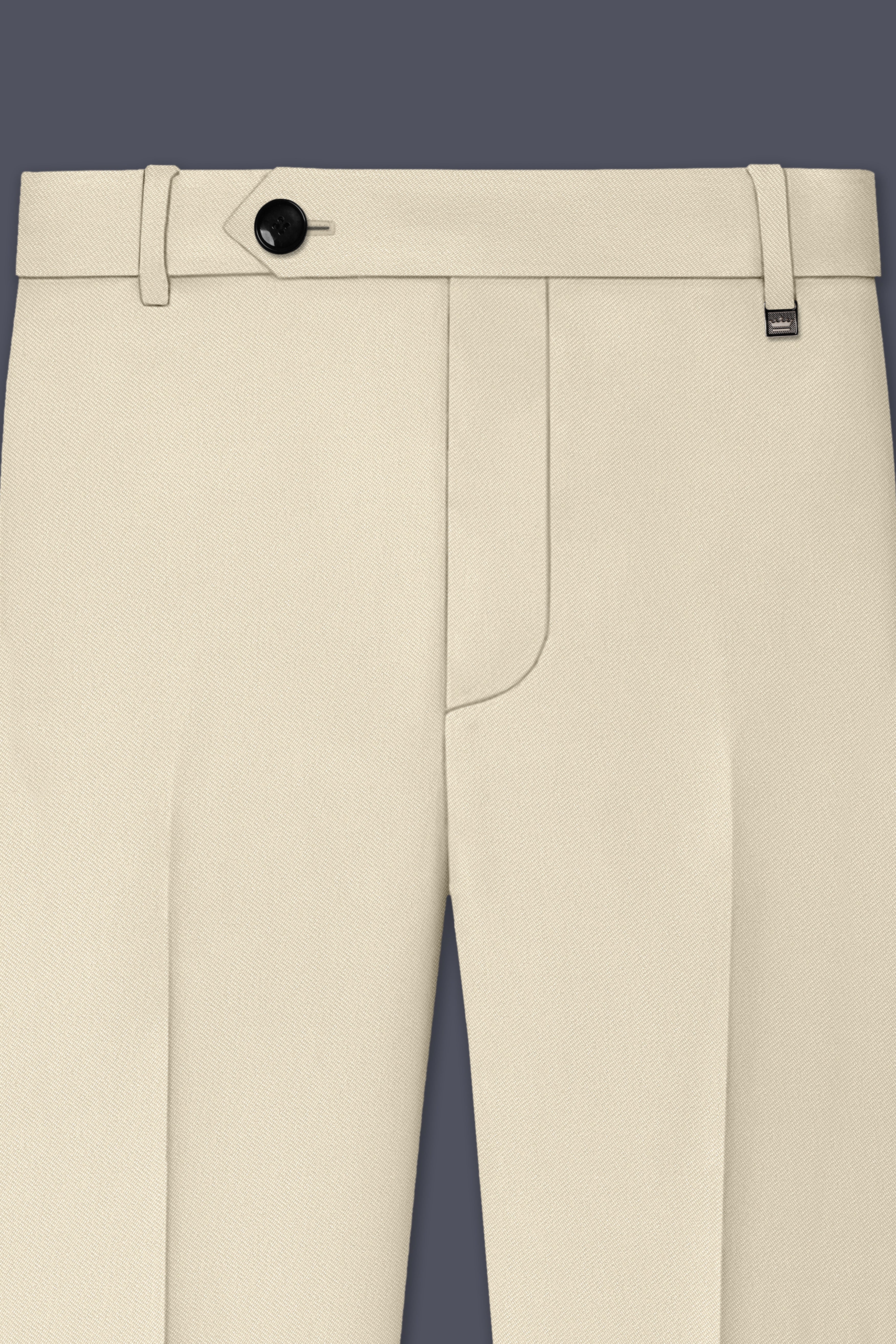Ivora-Almond Cream Wool Rich Slight Stretch Double Breasted Suit