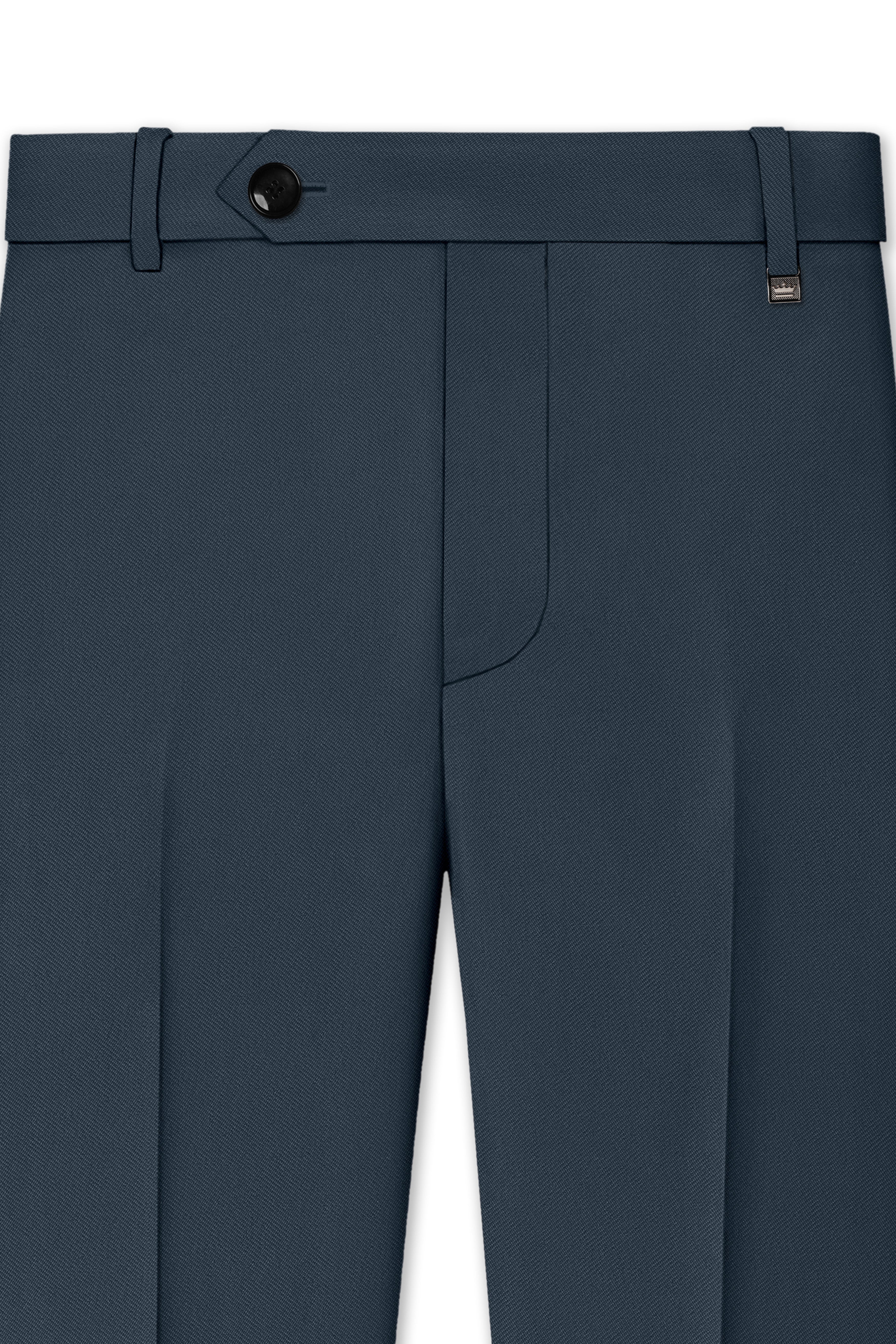 Titan-Shark Gray Wool Rich Slight Stretch Double Breasted Suit