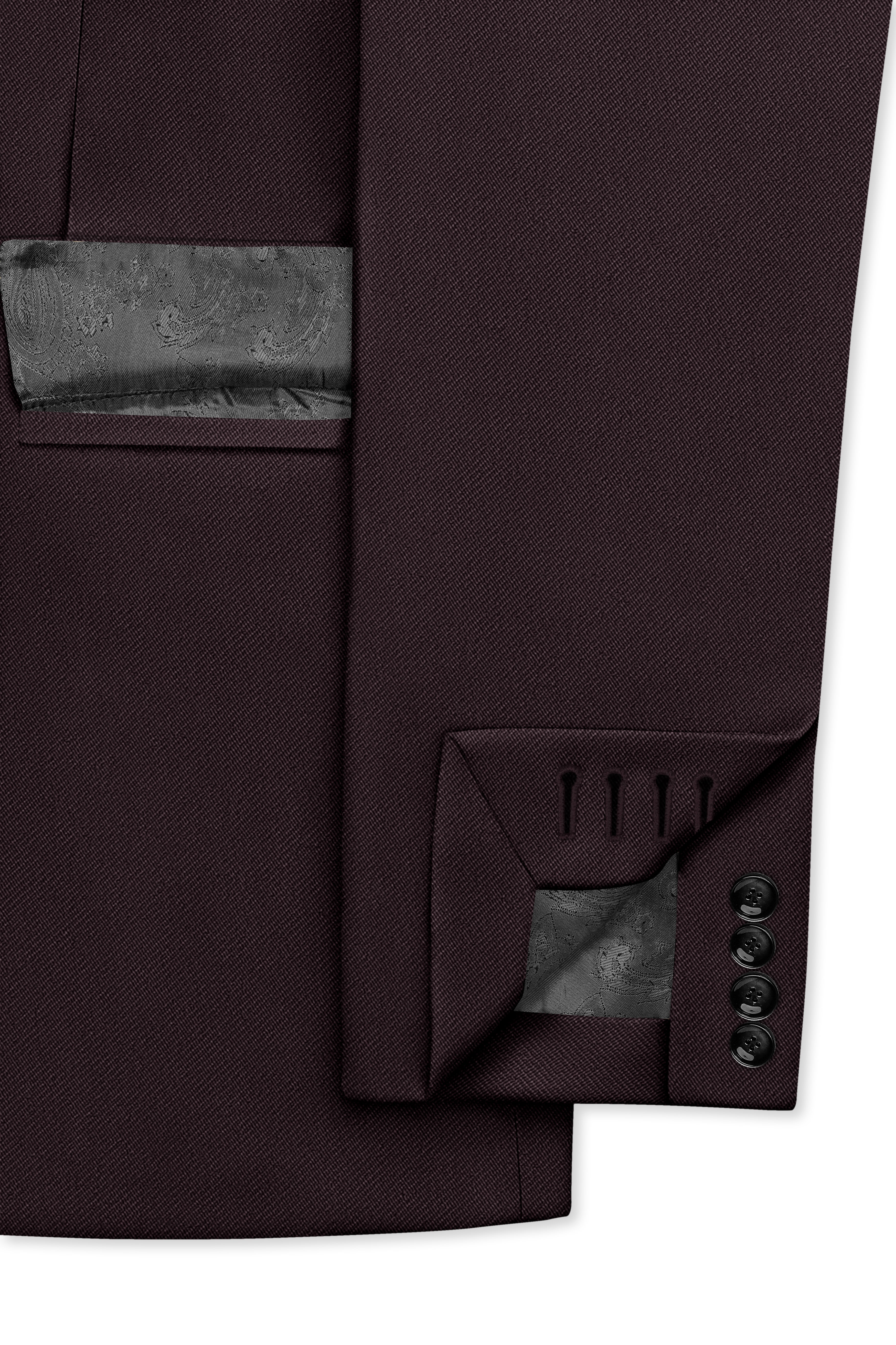 Bristol-Eclipse Brown Wool Rich Slight Stretch Double Breasted Suit