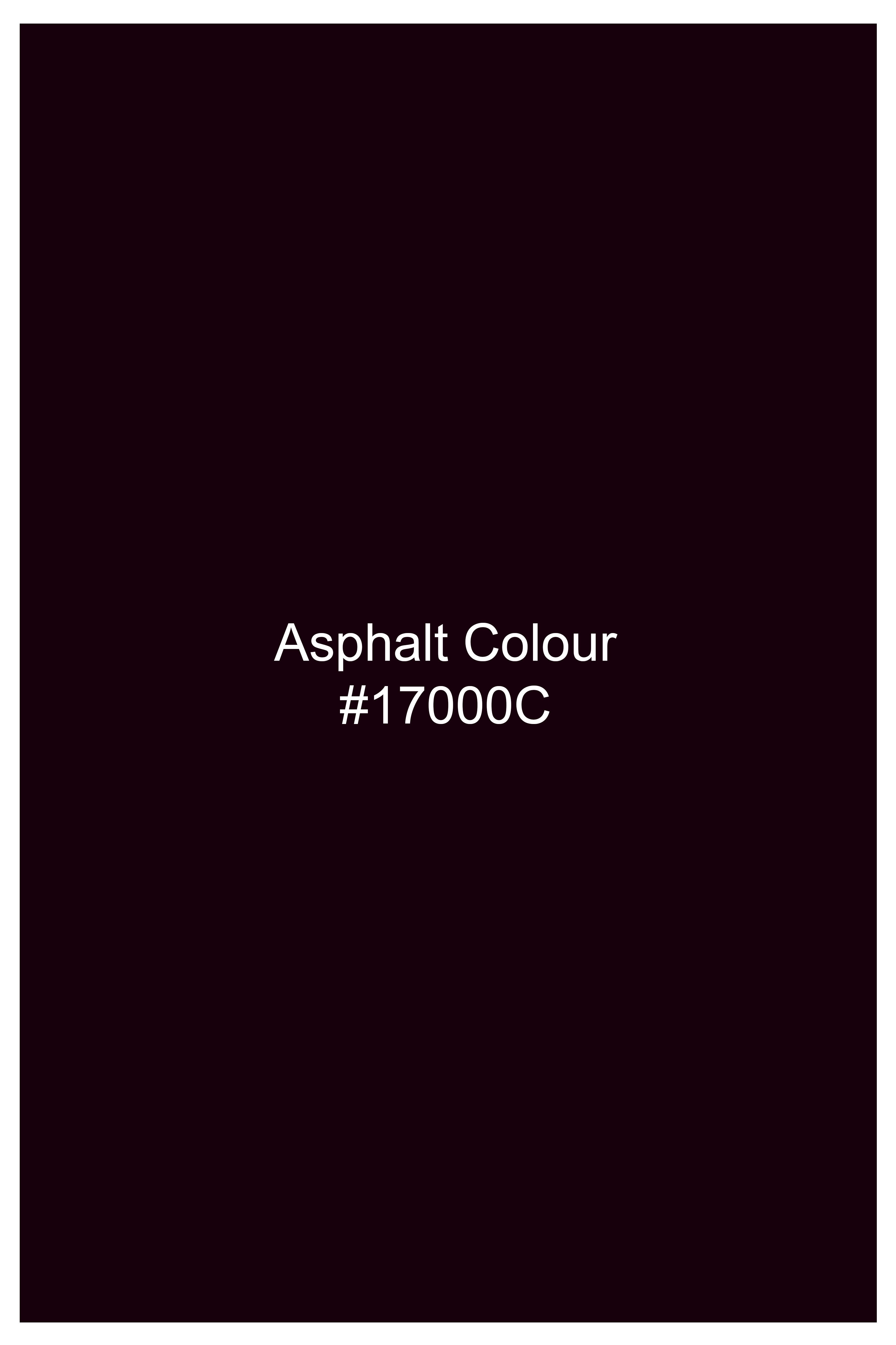Regalis-Asphalt Purple Velvet Peak Lapel Tuxedo Suit