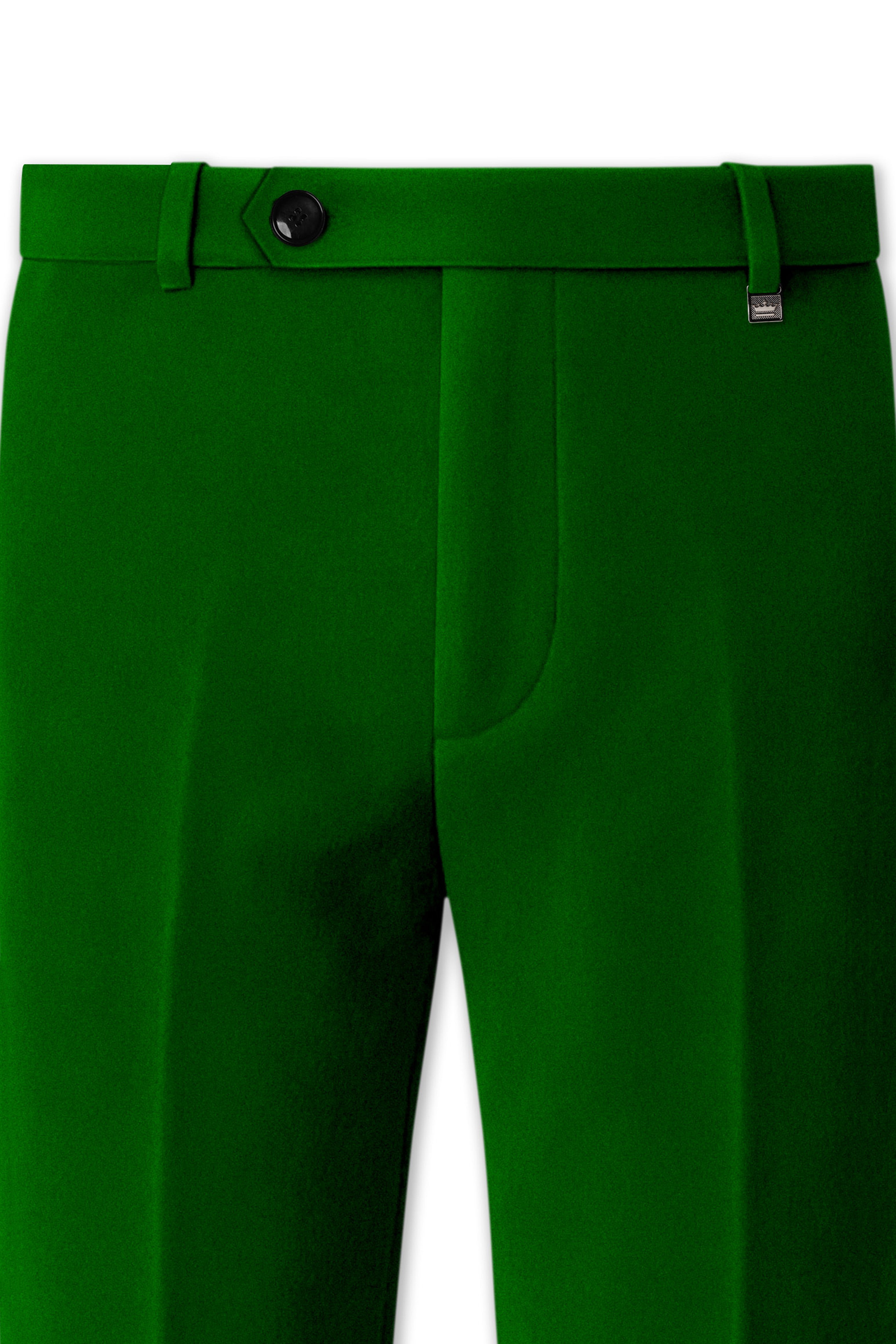 Viridian-Hunter Green Velvet Peak Lapel Tuxedo Suit