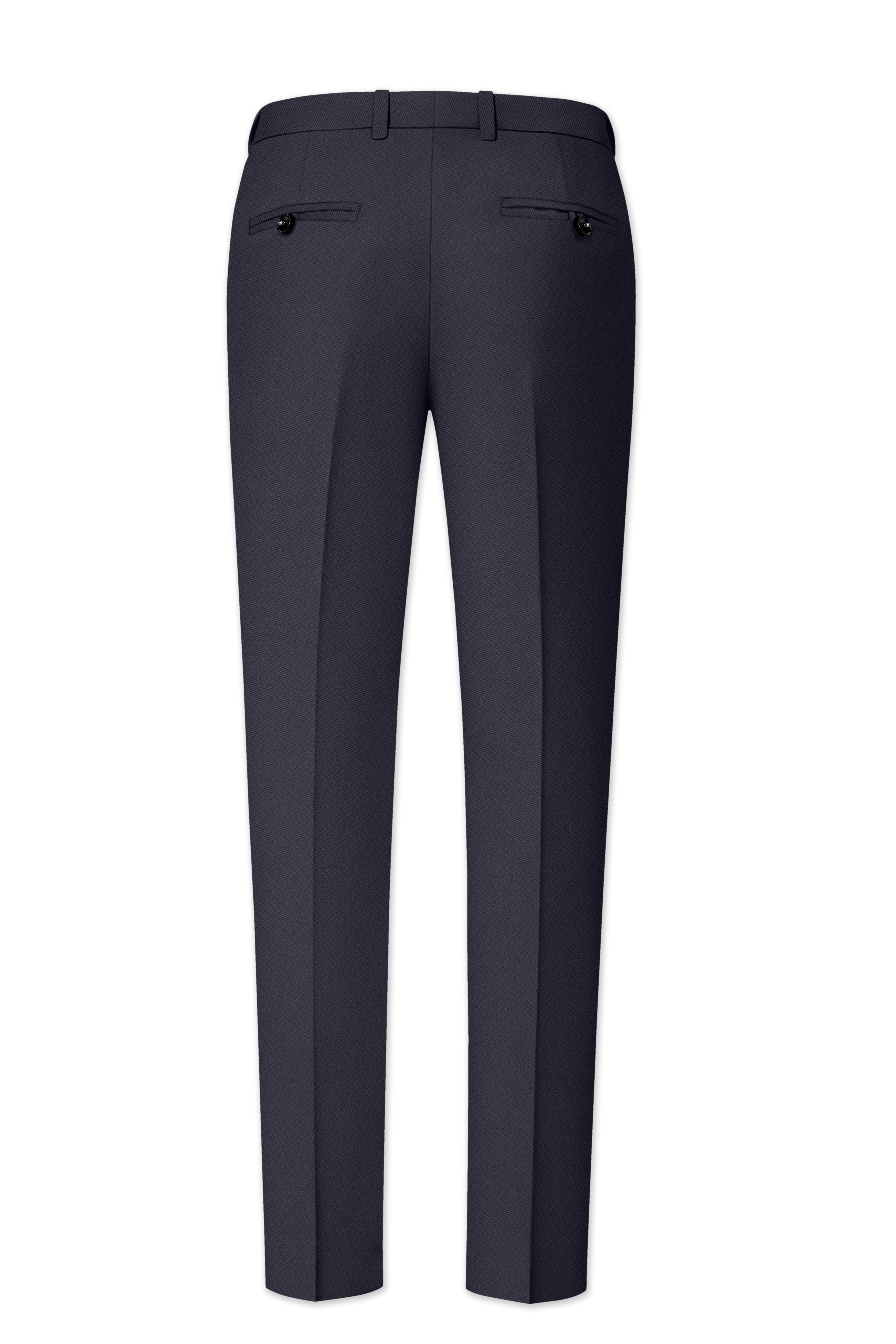 Aeris-Bastilie Gray 4-Way Stretch Wrinkle-Free Fluid Drape Fabric Single Breasted Suit