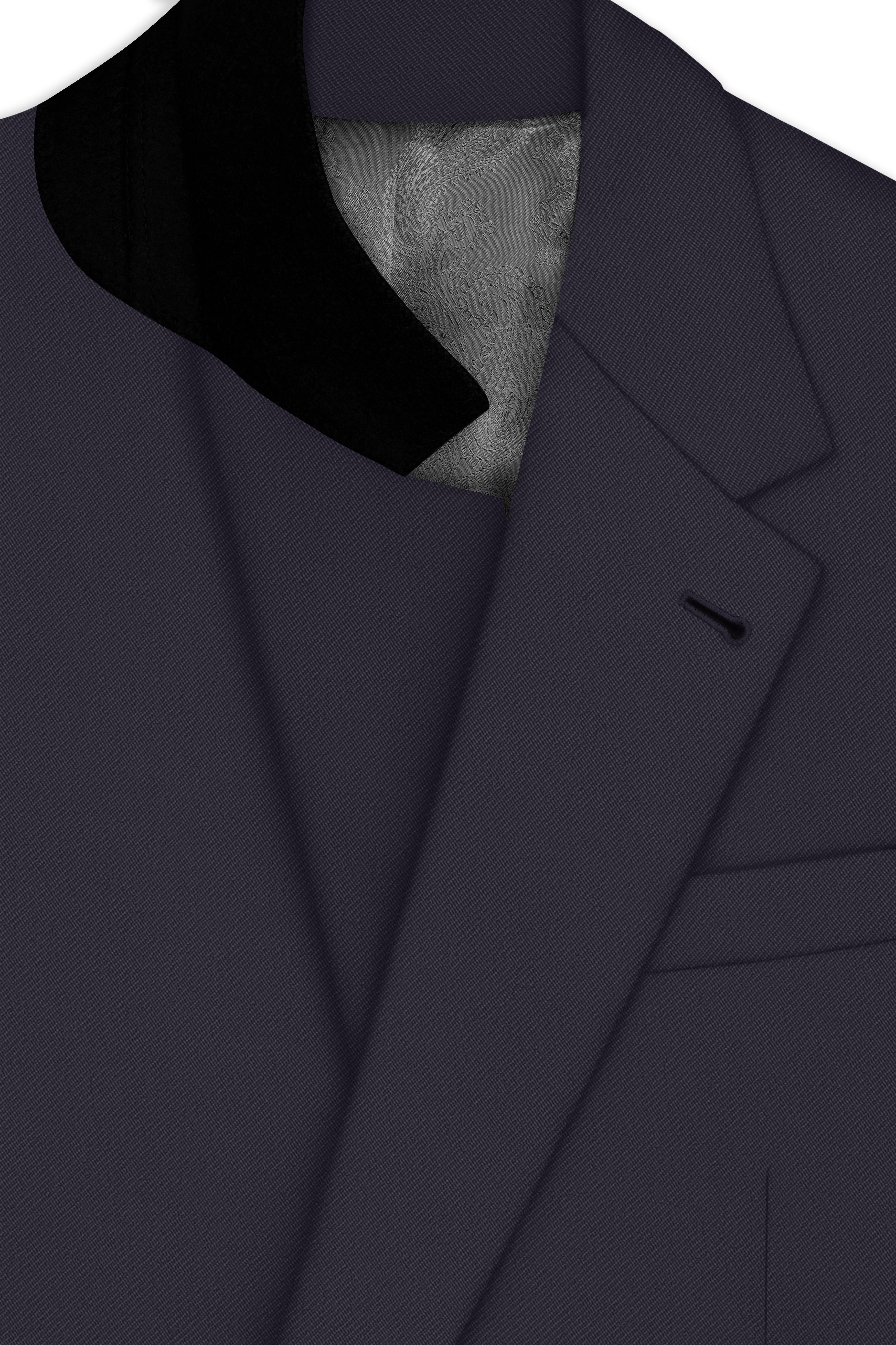 Aeris-Bastilie Gray 4-Way Stretch Wrinkle-Free Fluid Drape Fabric Single Breasted Suit