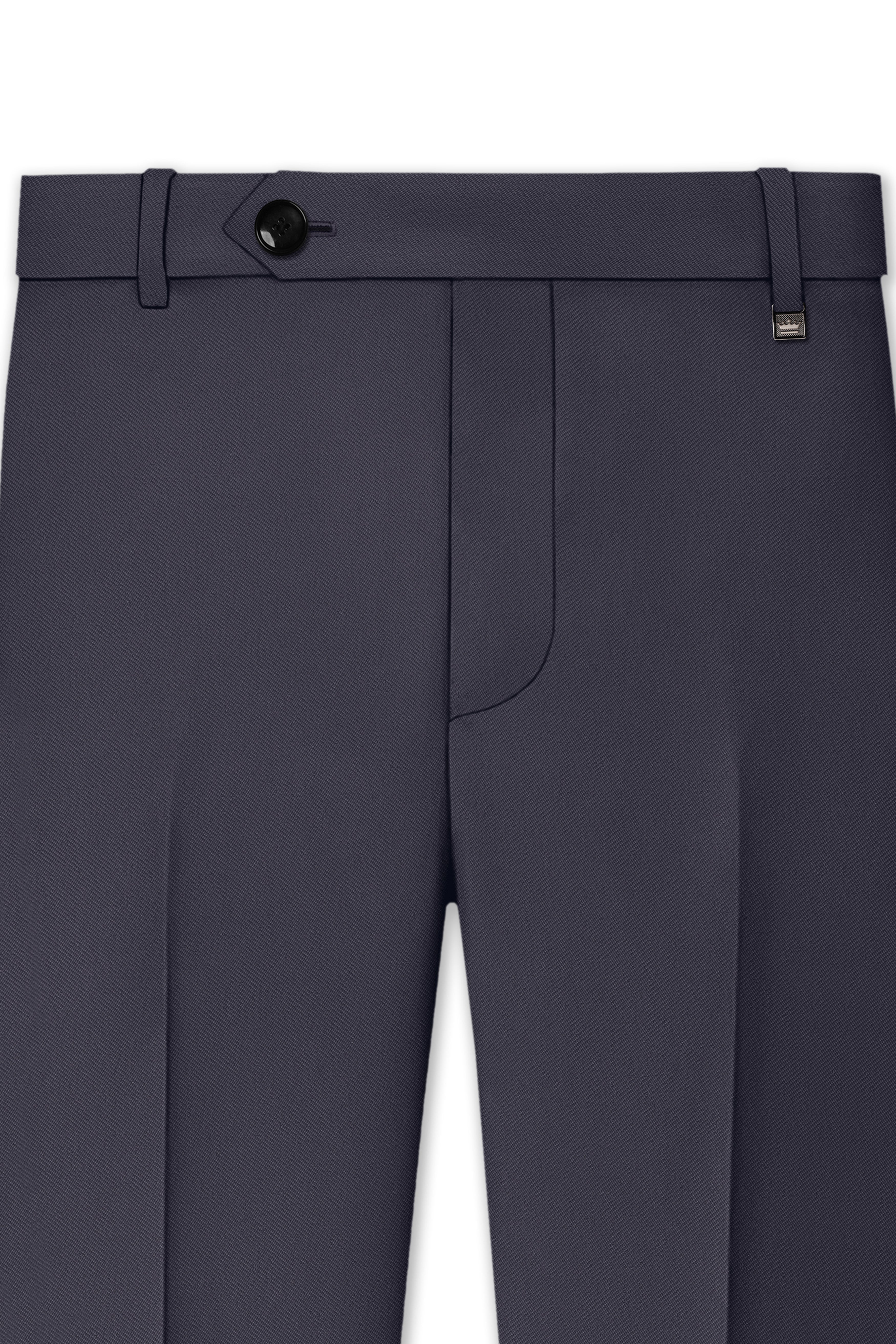 Aeris-Bastilie Gray 4-Way Stretch Wrinkle-Free Fluid Drape Fabric Double Breasted Suit