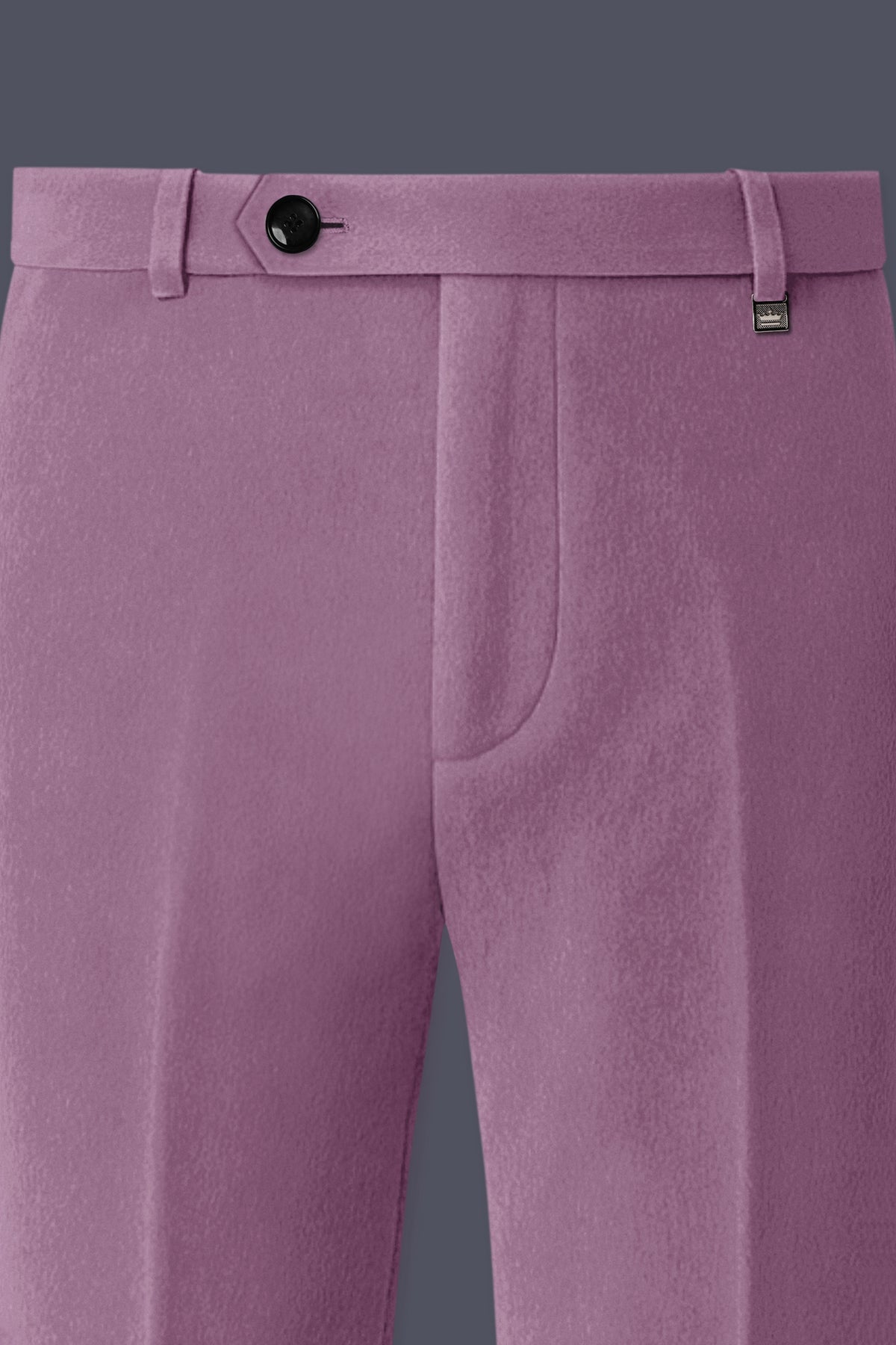 Veloura-Strikemaster Pink Velvet Peak Lapel Tuxedo Suit