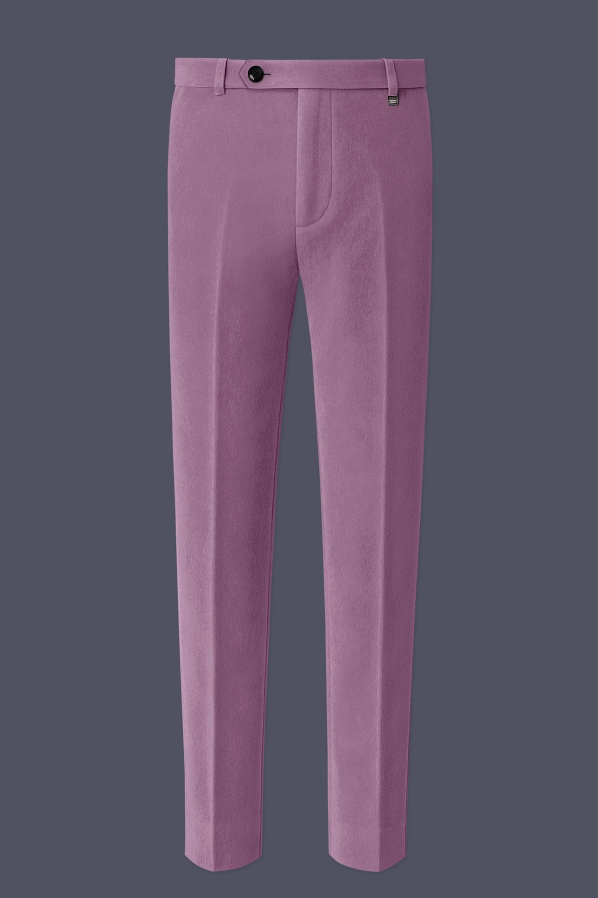 Veloura-Strikemaster Pink Velvet Peak Lapel Tuxedo Suit