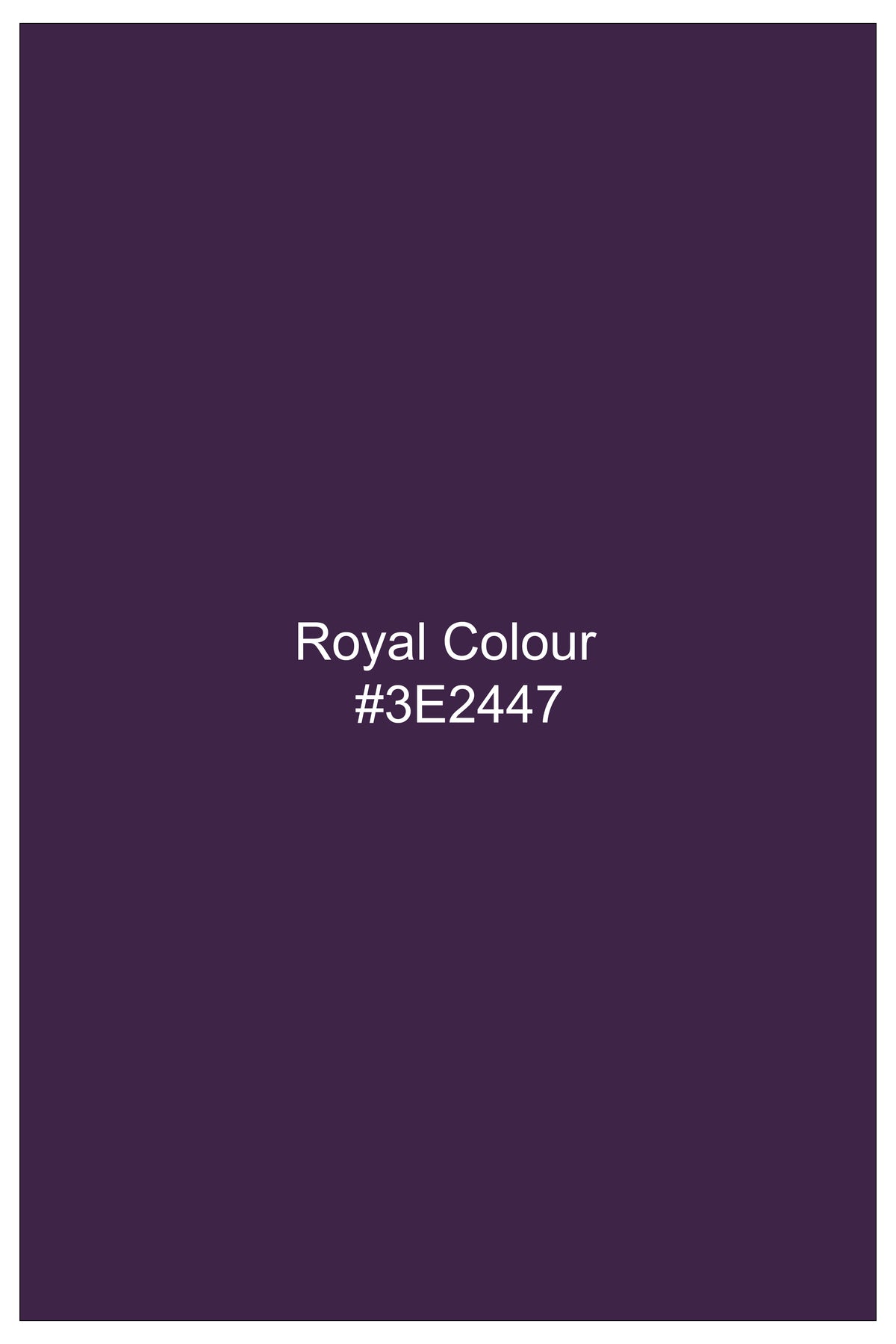 Regal-Royal Purple Velvet Peak Lapel Tuxedo Suit