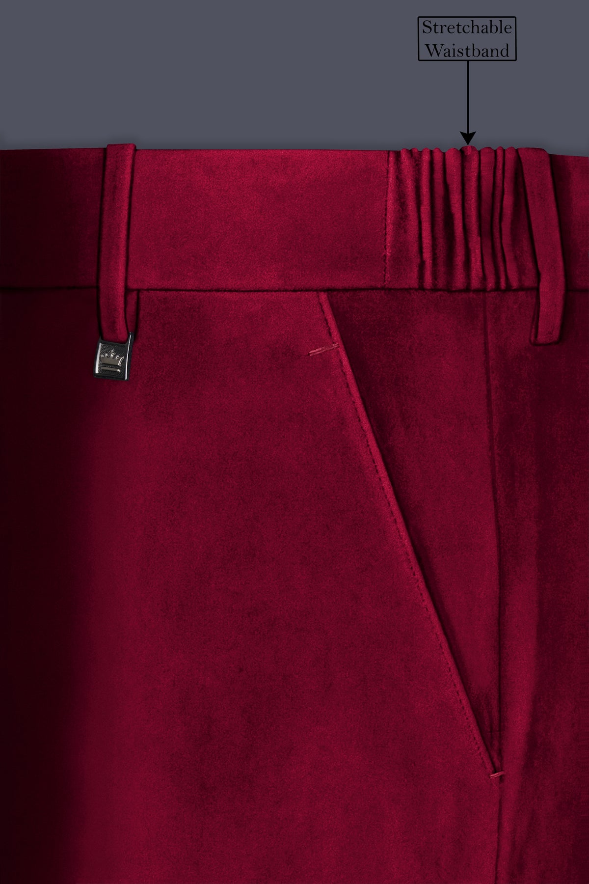 Nocturne-Cab Sav Maroon Velvet Peak Lapel Tuxedo Suit