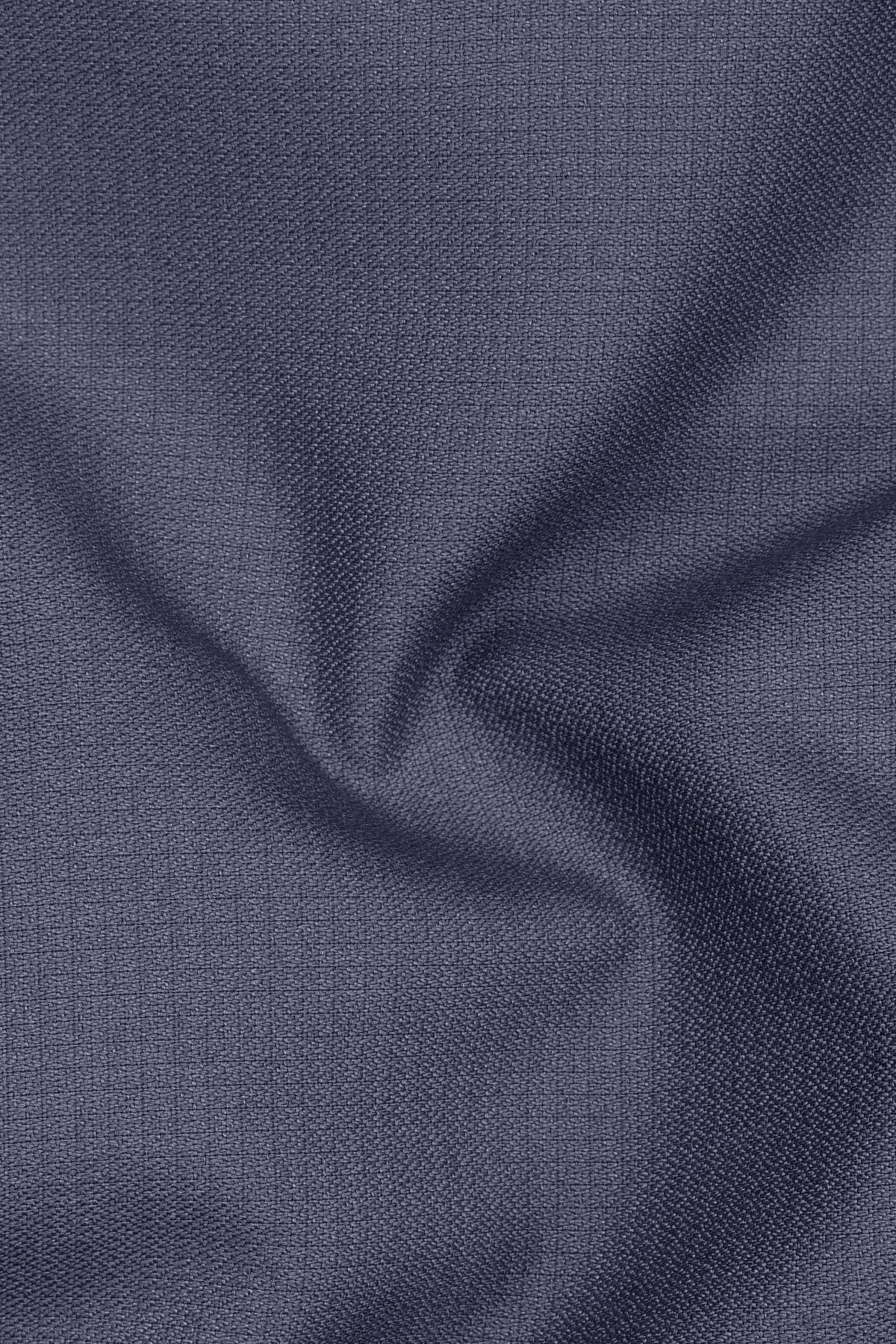 Graphite-Shuttle Gray Diamond Textured Wool Rich Slight Stretch Single Breasted Suit