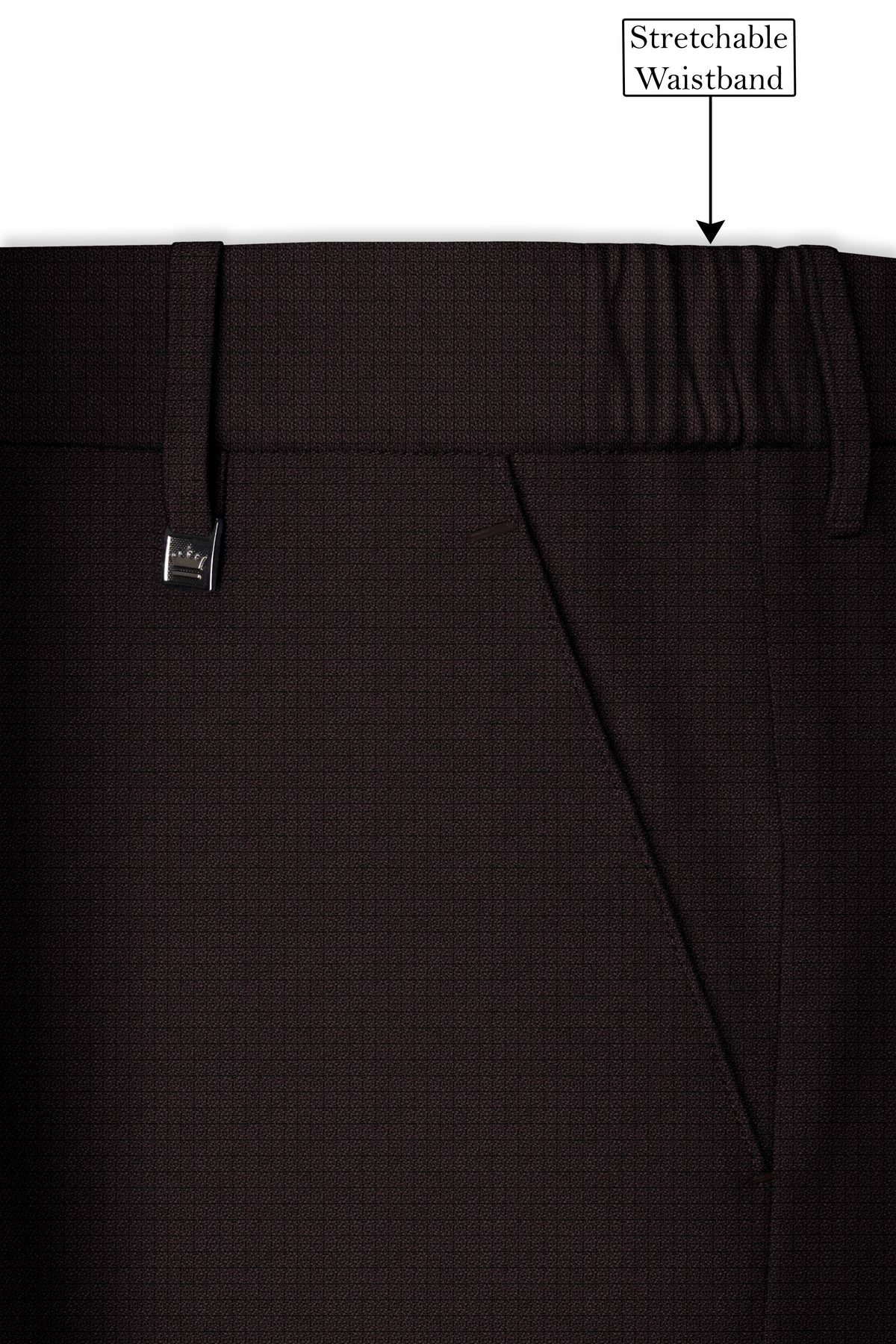 Regency-Cocoa Brown Diamond Textured Wool Rich Slight Stretch Double Breasted Suit