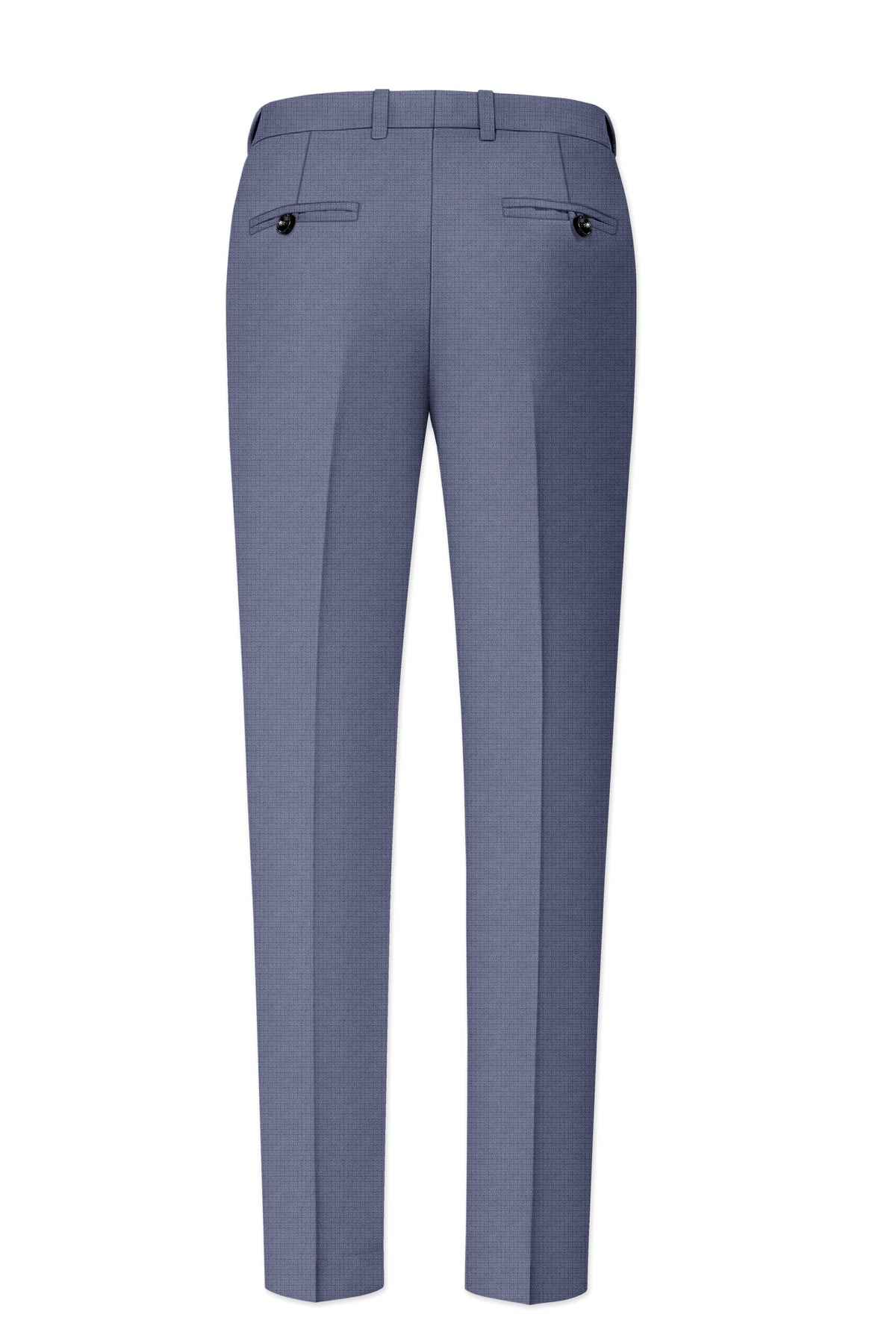 Graphite-Shuttle Gray Diamond Textured Wool Rich Slight Stretch Tuxedo Suit