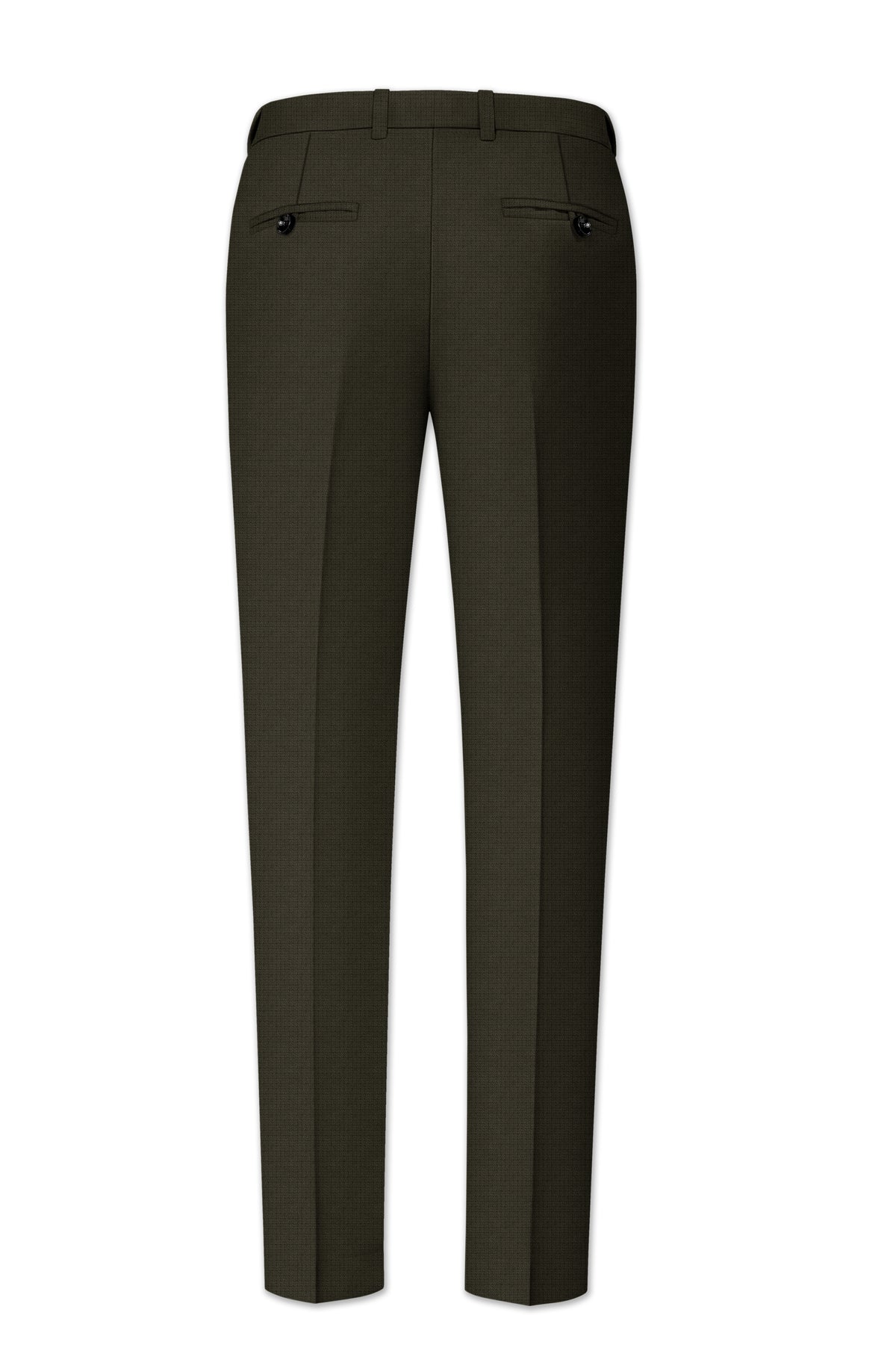 Prestige-Zeus Green Diamond Textured Wool Rich Slight Stretch Peak Lapel Tuxedo Suit