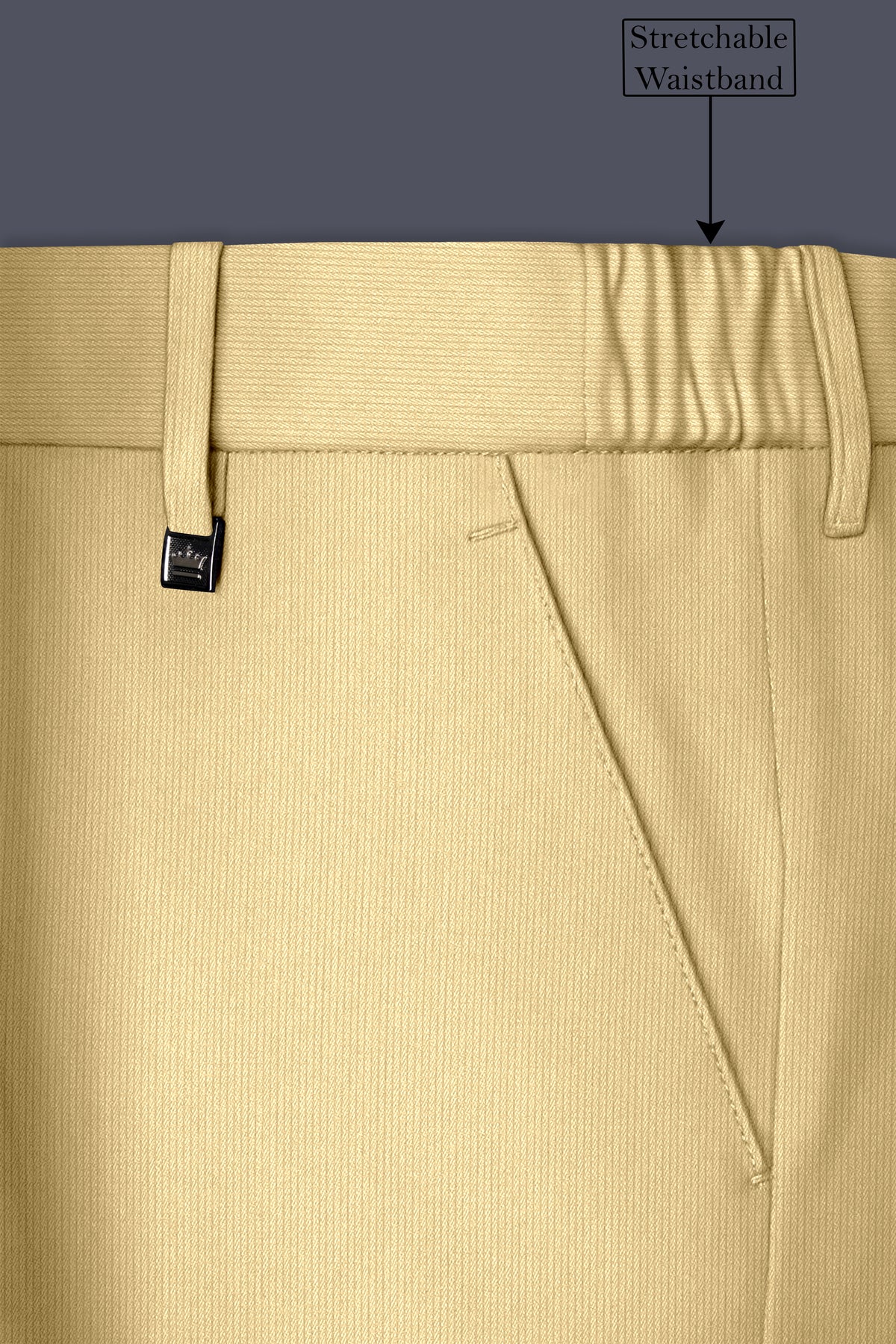 Dorian-Pavlova Cream Diamond Textured Wool Rich Slight Stretch Single Breasted Suit