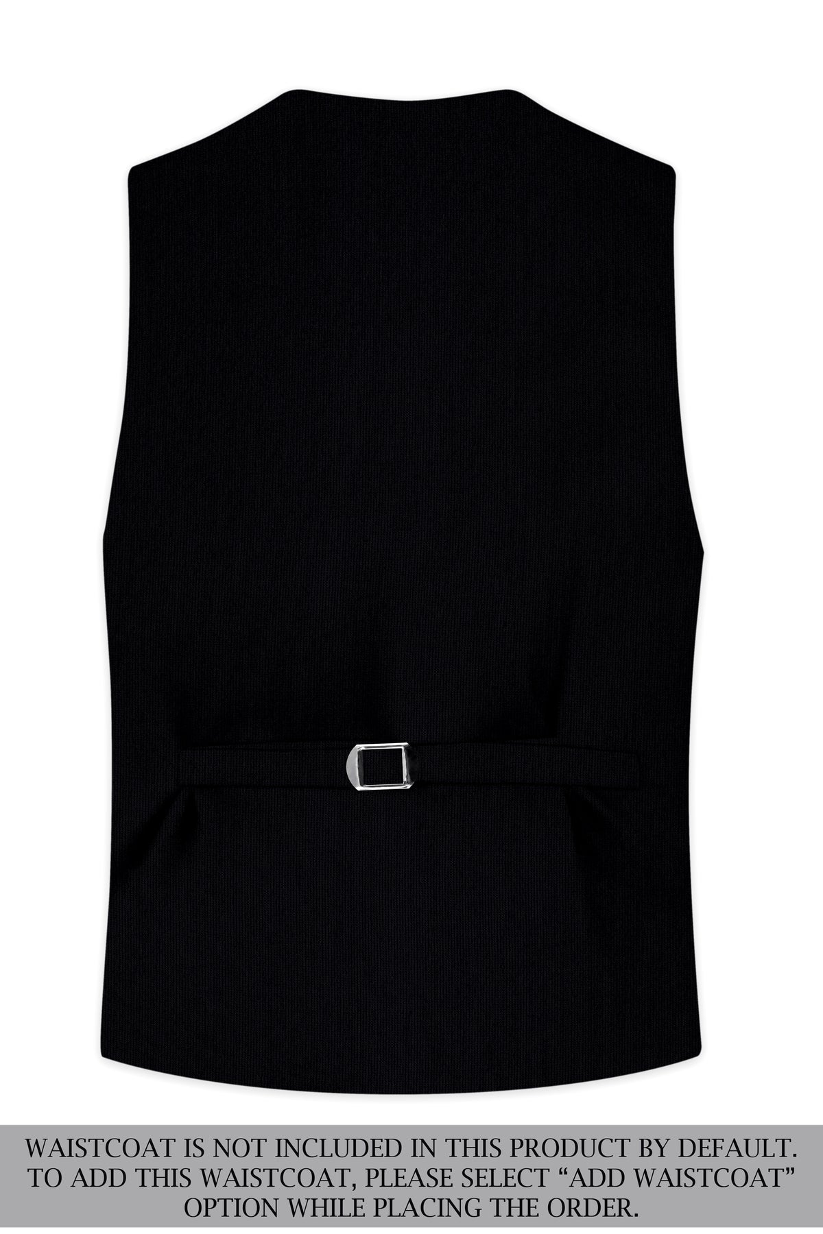 Onyx-Jade Black Diamond Textured Wool Rich Slight Stretch Single Breasted Suit