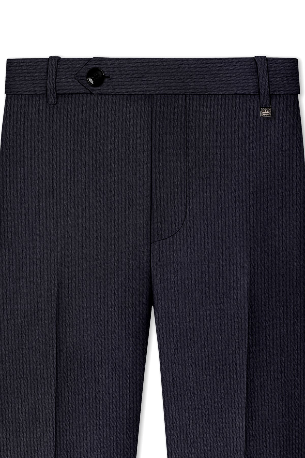 Aurelio-Charade Gray Diamond Textured Wool Rich Slight Stretch Double Breasted Suit