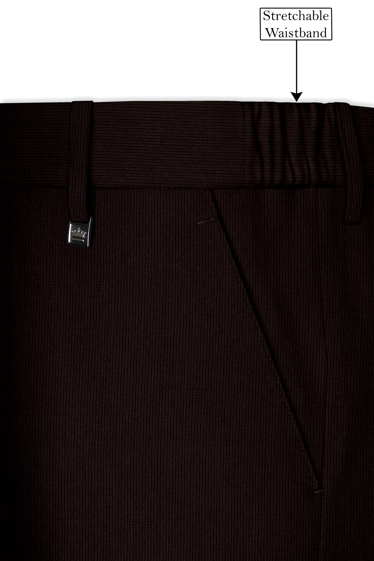 Terrano-Creole Brown Diamond Textured Wool Rich Slight Stretch Double Breasted Suit