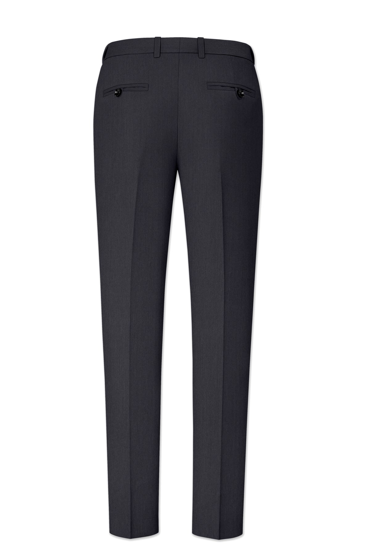 Axton-Baltic Sea Gray Diamond Textured Wool Rich Slight Stretch Double Breasted Suit