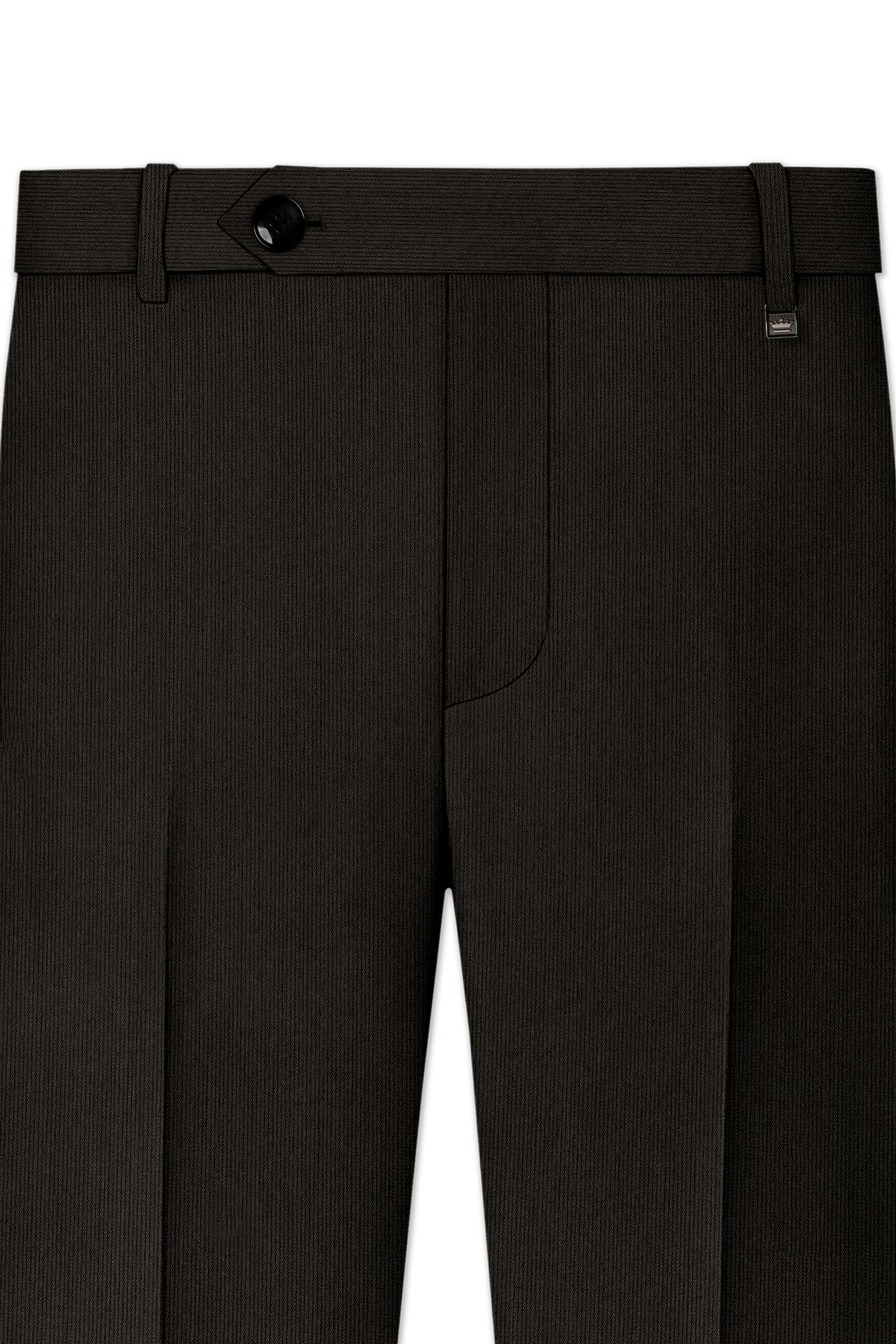 Grayson-Zeus Brown Diamond Textured Wool Rich Slight Stretch Double Breasted Suit