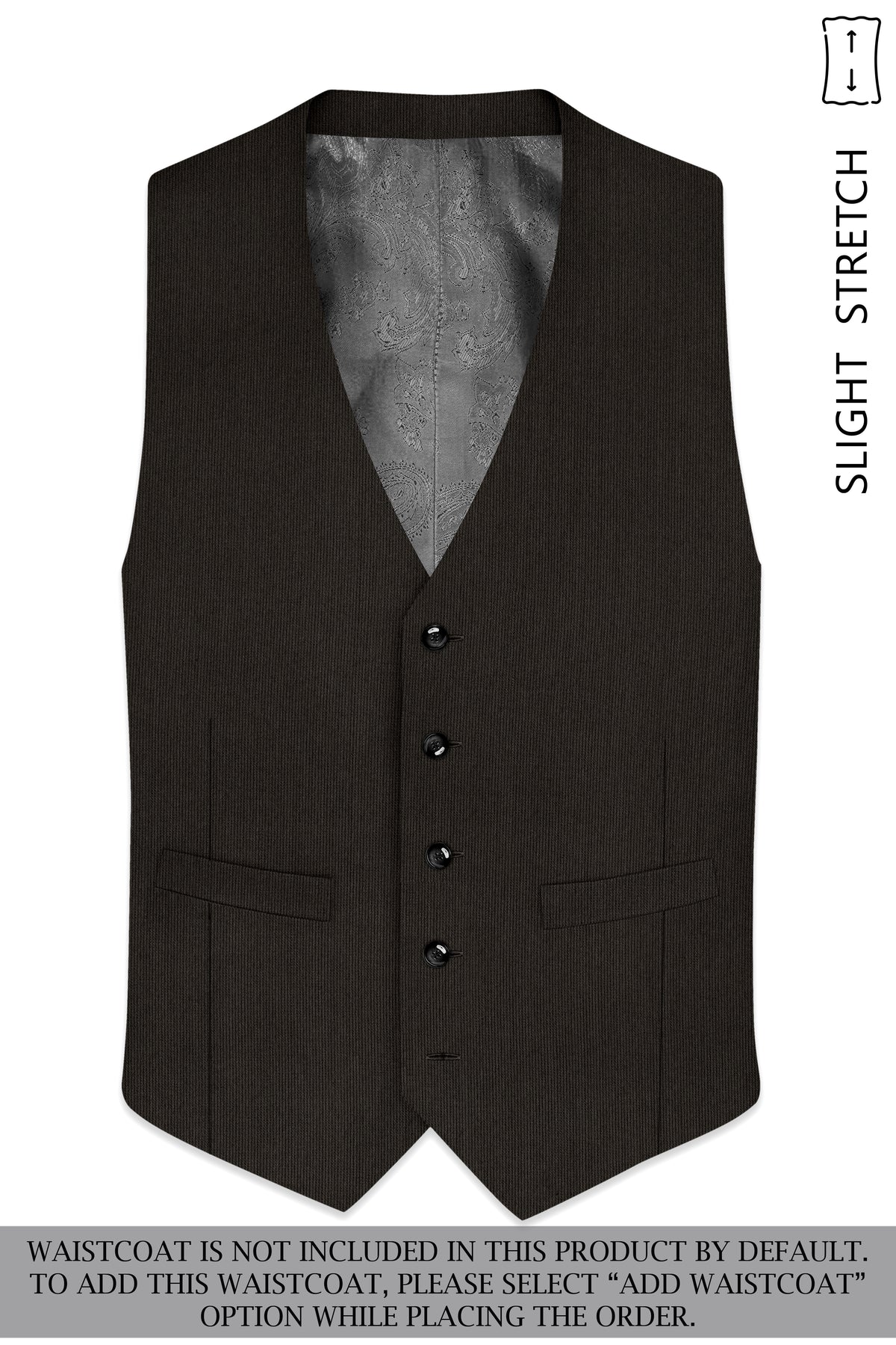 Grayson-Zeus Brown Diamond Textured Wool Rich Slight Stretch Double Breasted Suit