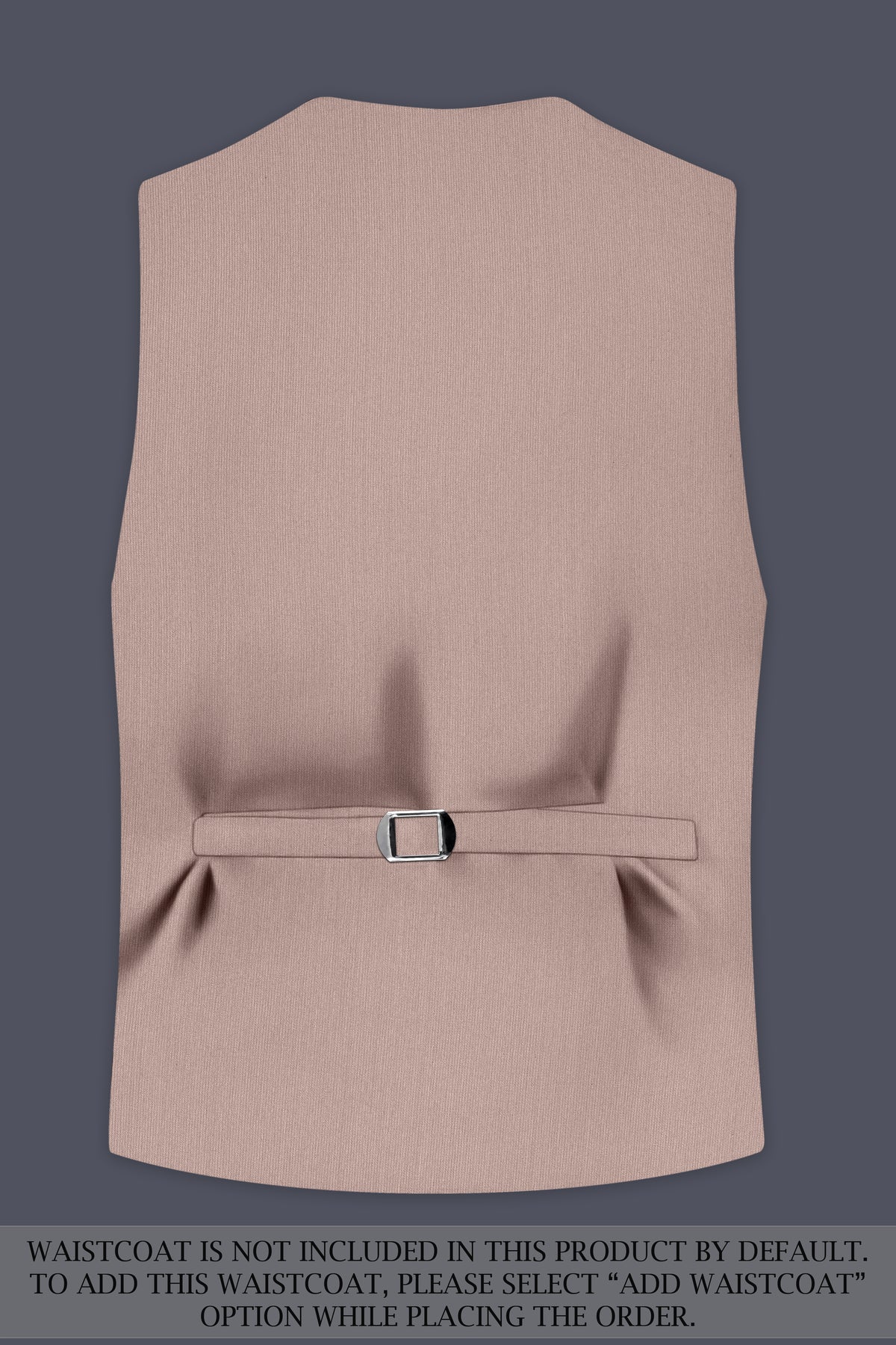 Amelio-Nomad Peach Diamond Textured Wool Rich Slight Stretch Double Breasted Suit