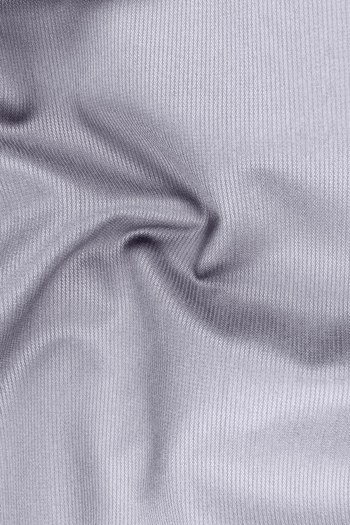 Virelli-Suva Gray Diamond Textured Wool Rich Slight Stretch Double Breasted Suit