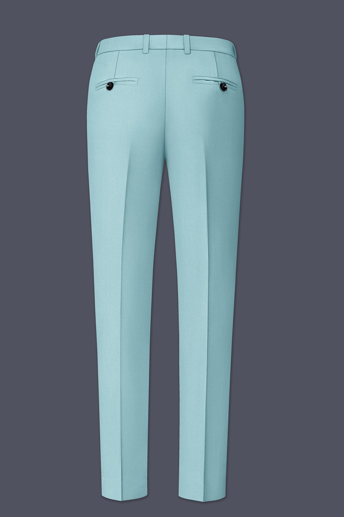 Eclipse-Hosta Blue Diamond Textured Wool Rich Slight Stretch Single Breasted Suit