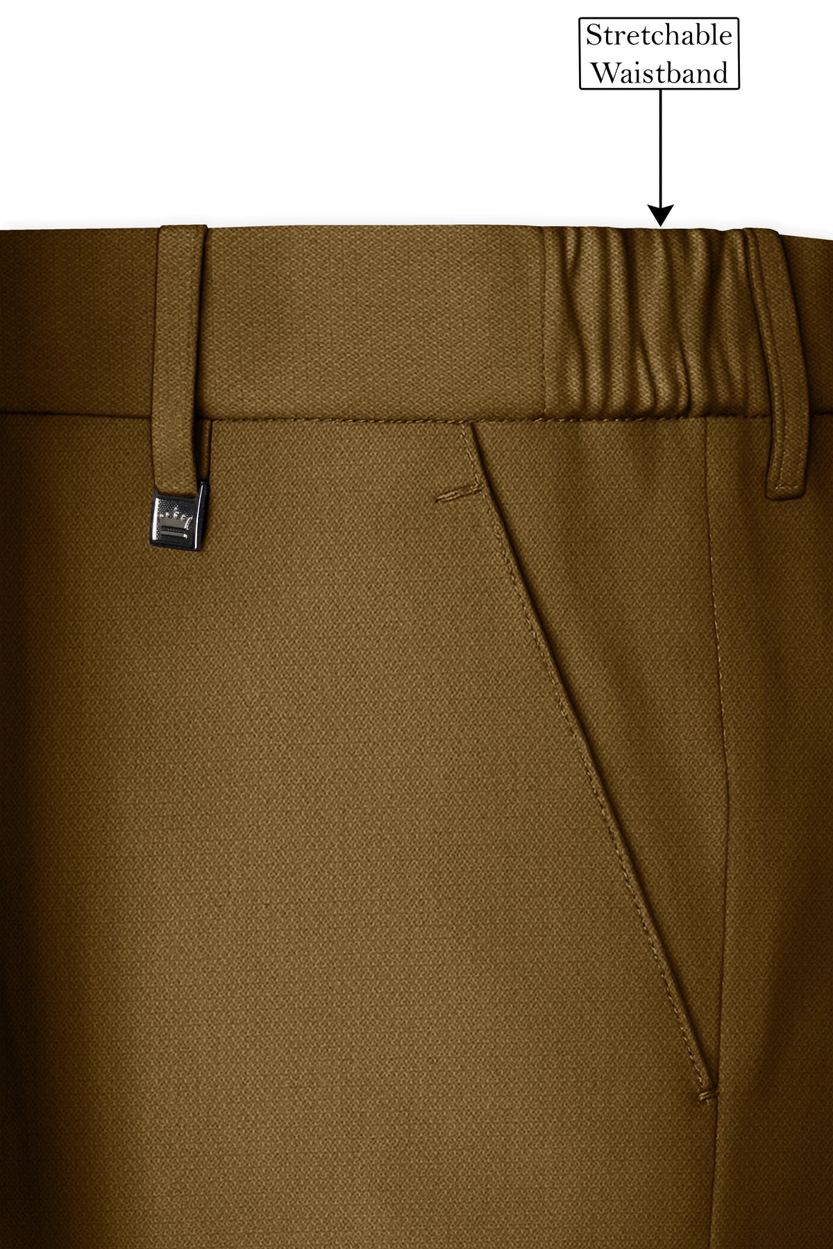 Sartoro-Otter Brown Diamond Textured Wool Rich Slight Stretch Double Breasted Suit