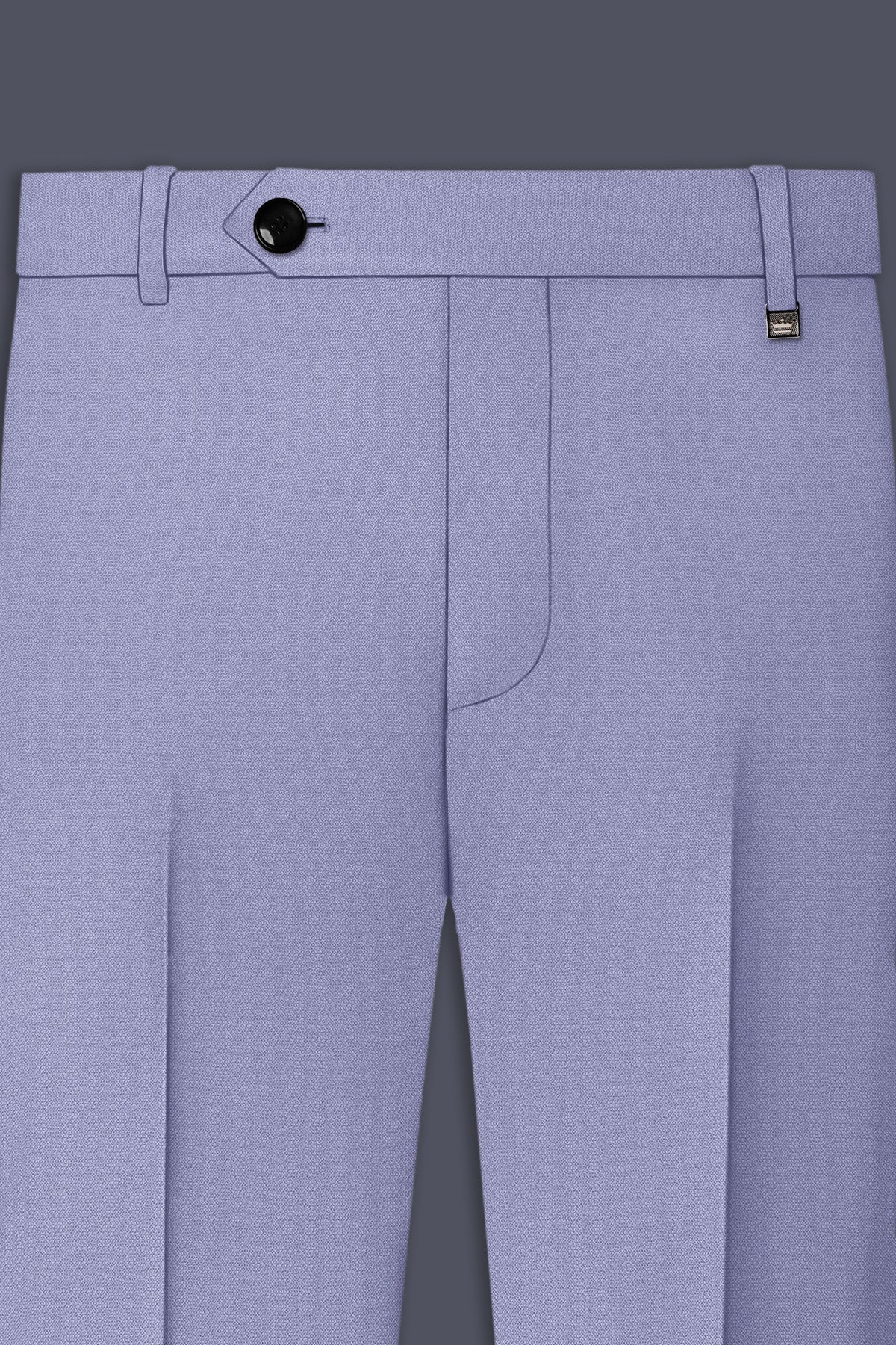 Royale-Chatelle Purple Diamond Textured Wool Rich Slight Stretch Double Breasted Suit