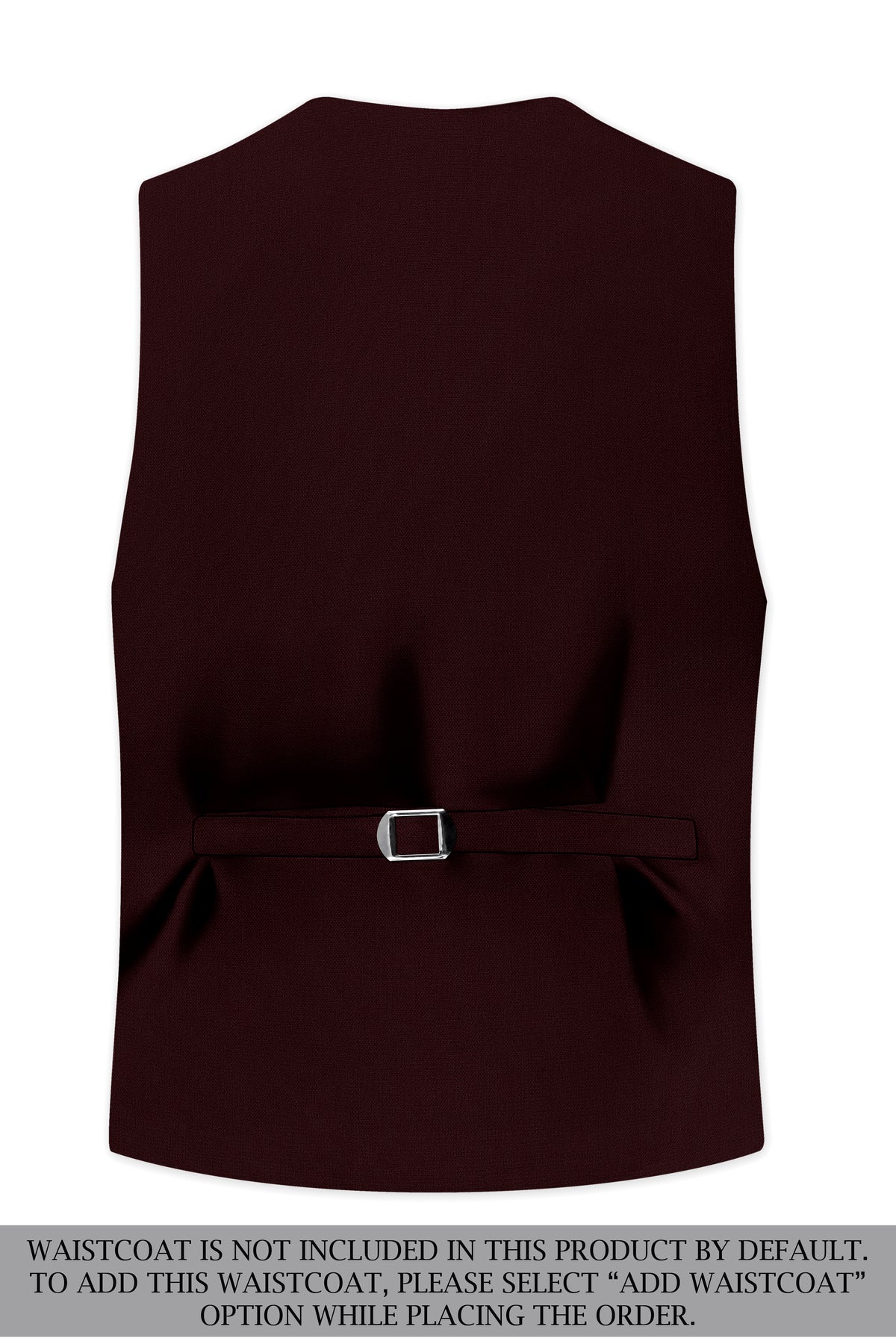 Ardent-Creole Maroon Diamond Textured Wool Rich Slight Stretch Double Breasted Suit