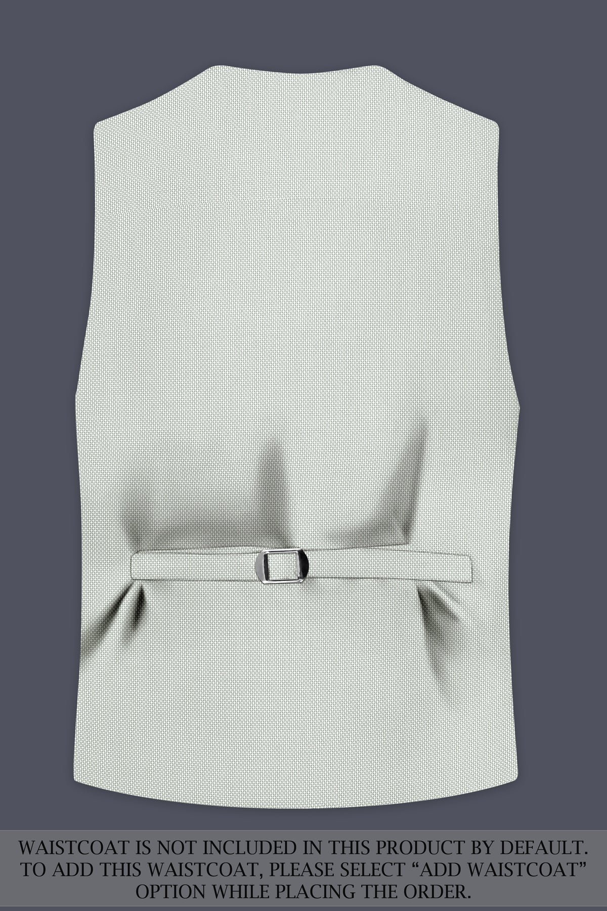 Cavell-Ash Gray Diamond Textured Wool Rich Slight Stretch Single Breasted Suit