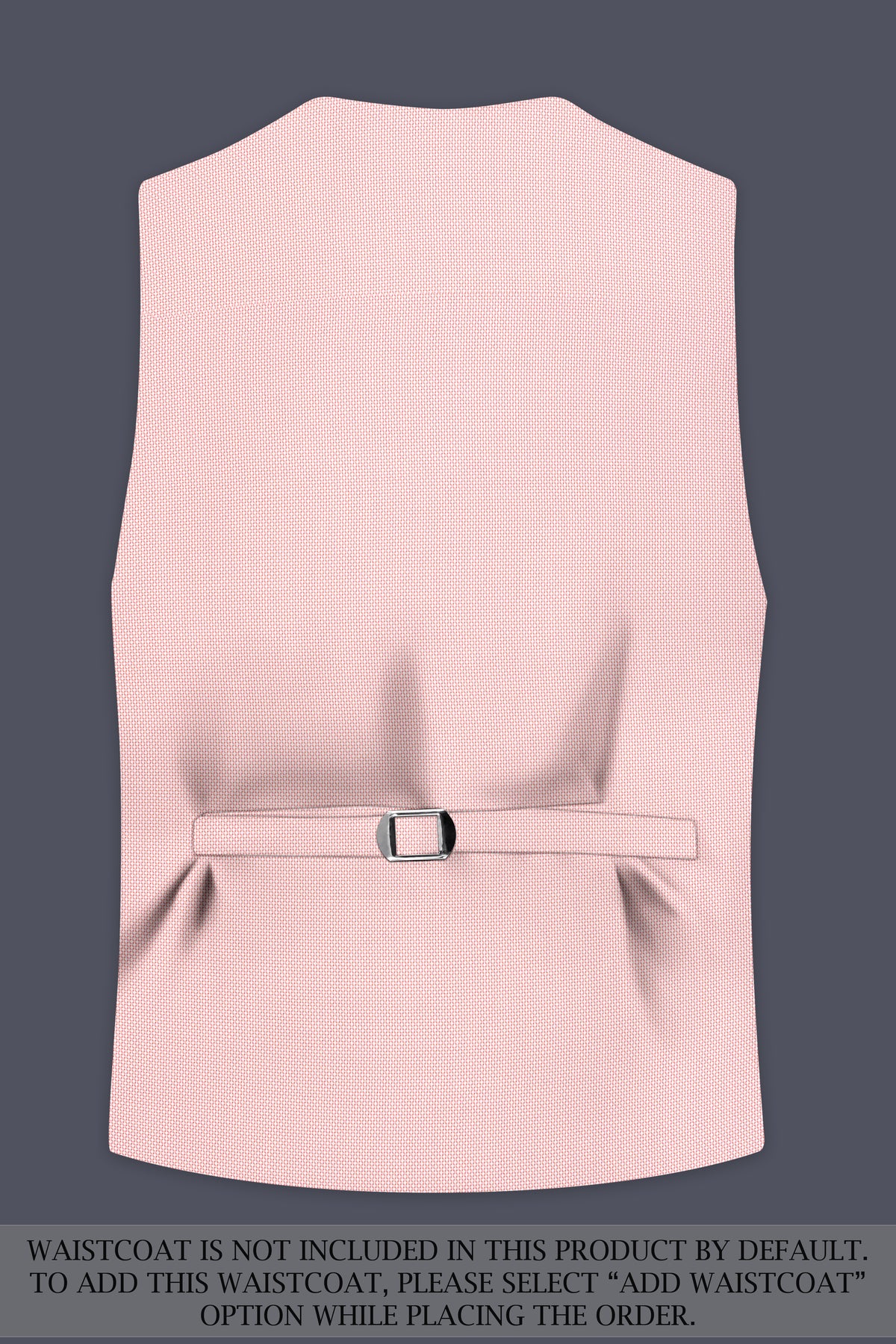 Blush-Cosmos Pink Diamond Textured Wool Rich Slight Stretch Double Breasted Suit